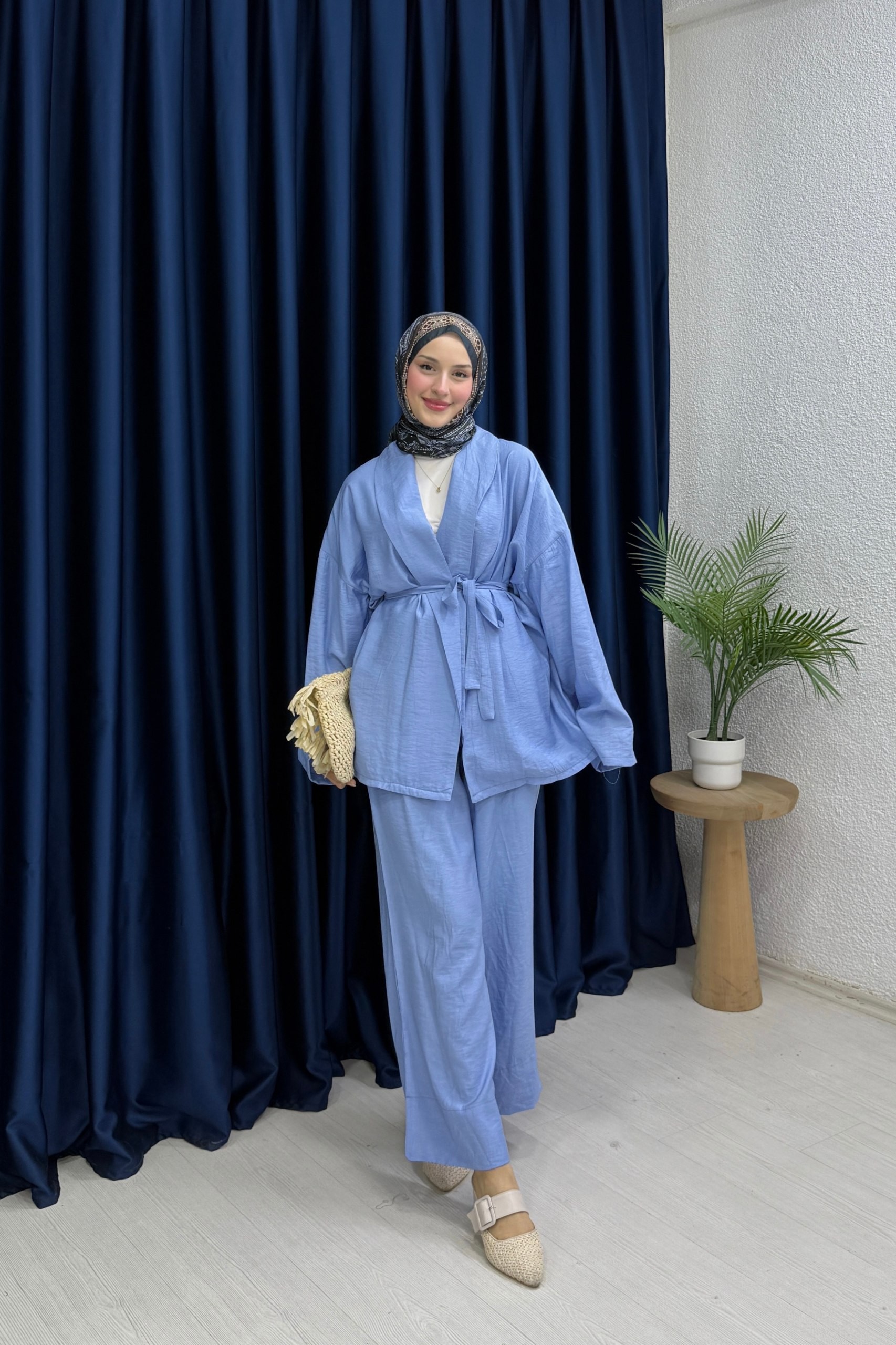 Kimono Takımı - mavi