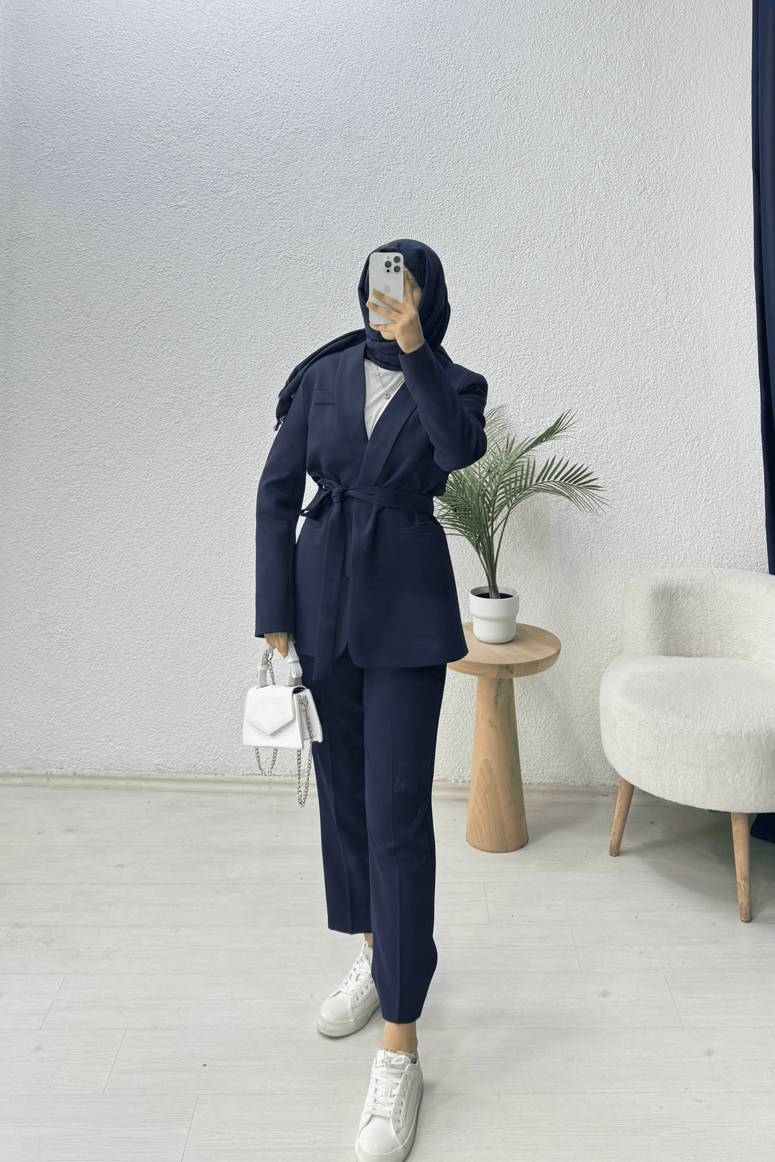 Kruvaze Yaka Blazer Ceket 