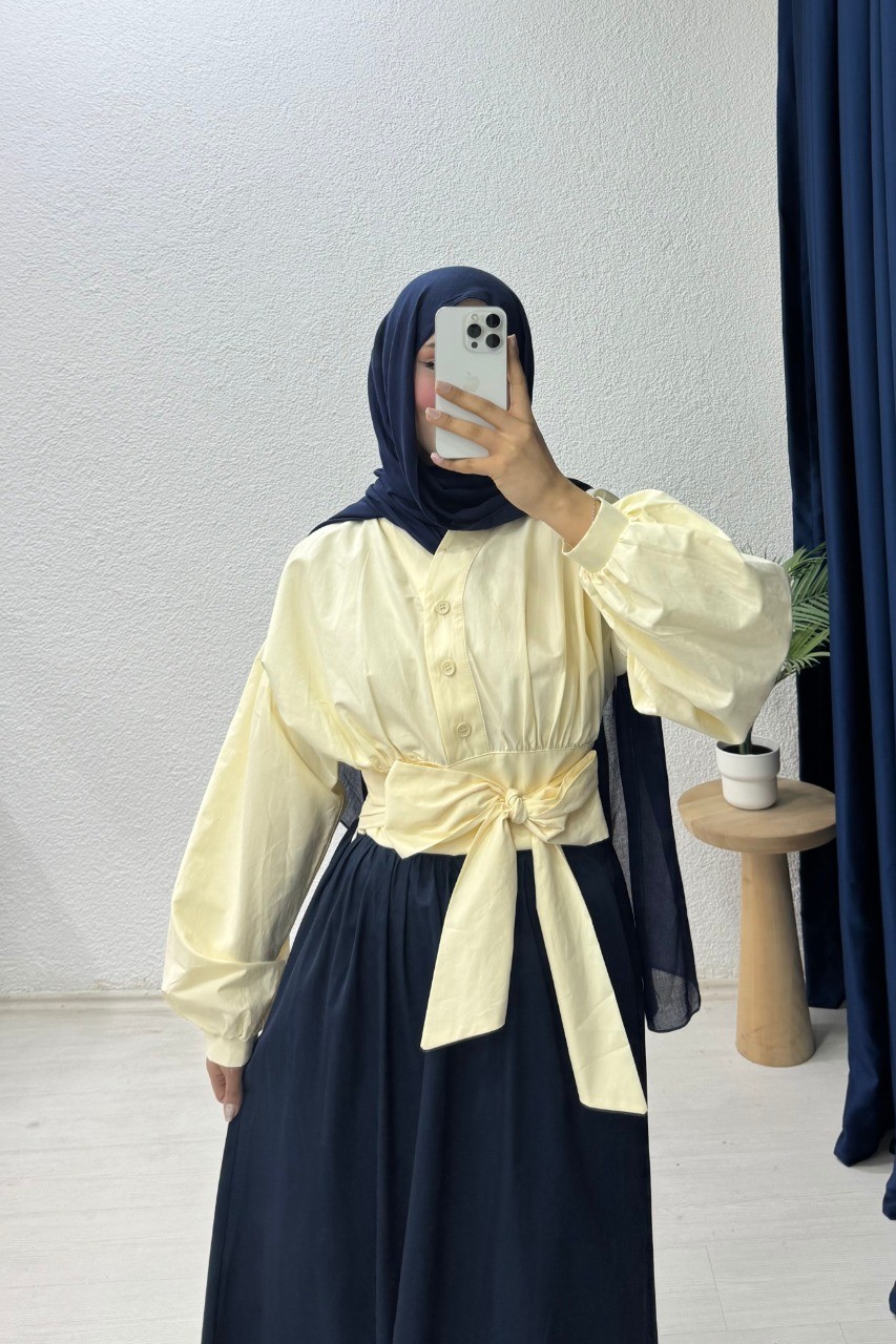 Önden Bağlamalı Etekli Takım