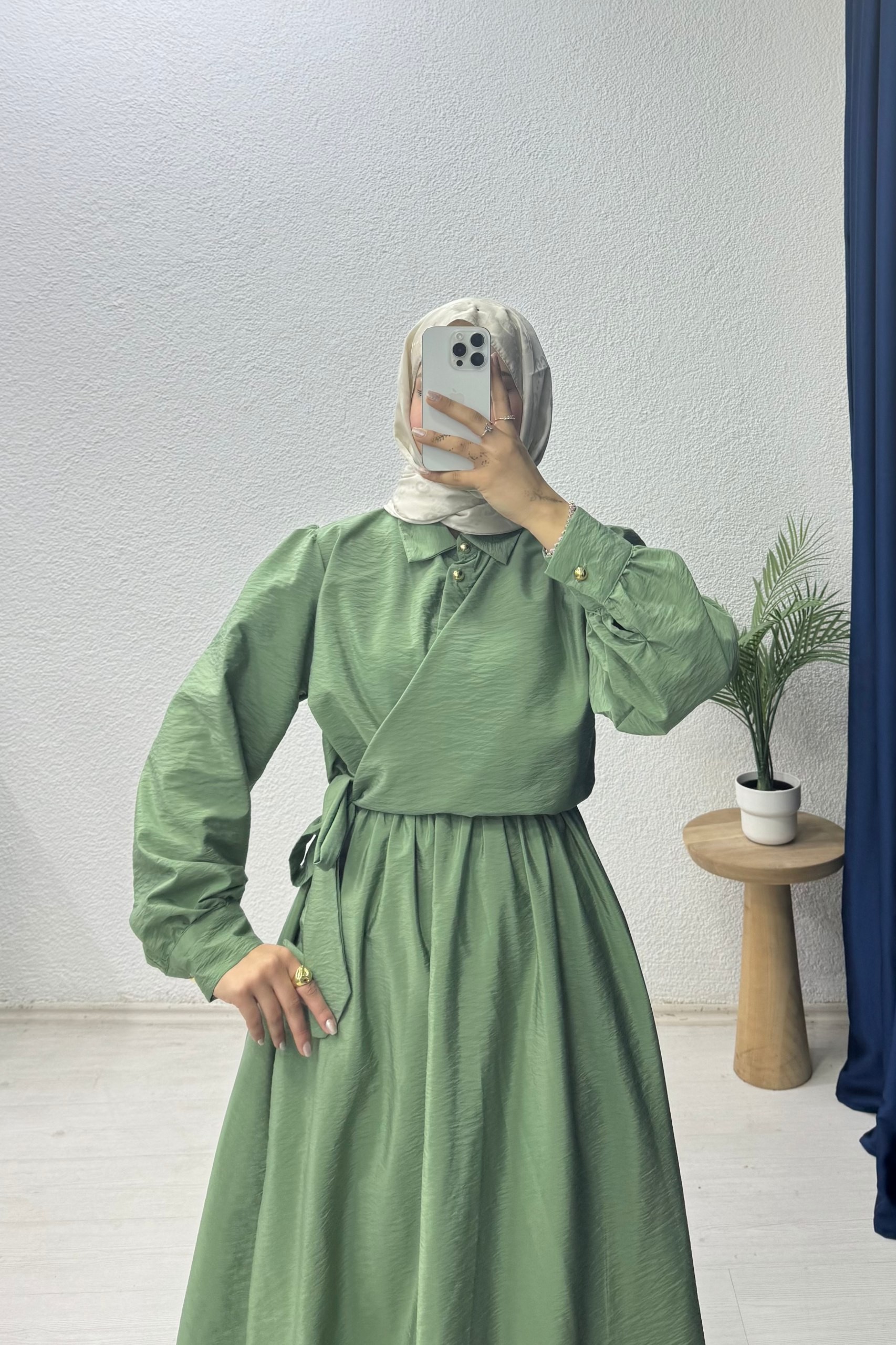 Bağlamalı Elbise