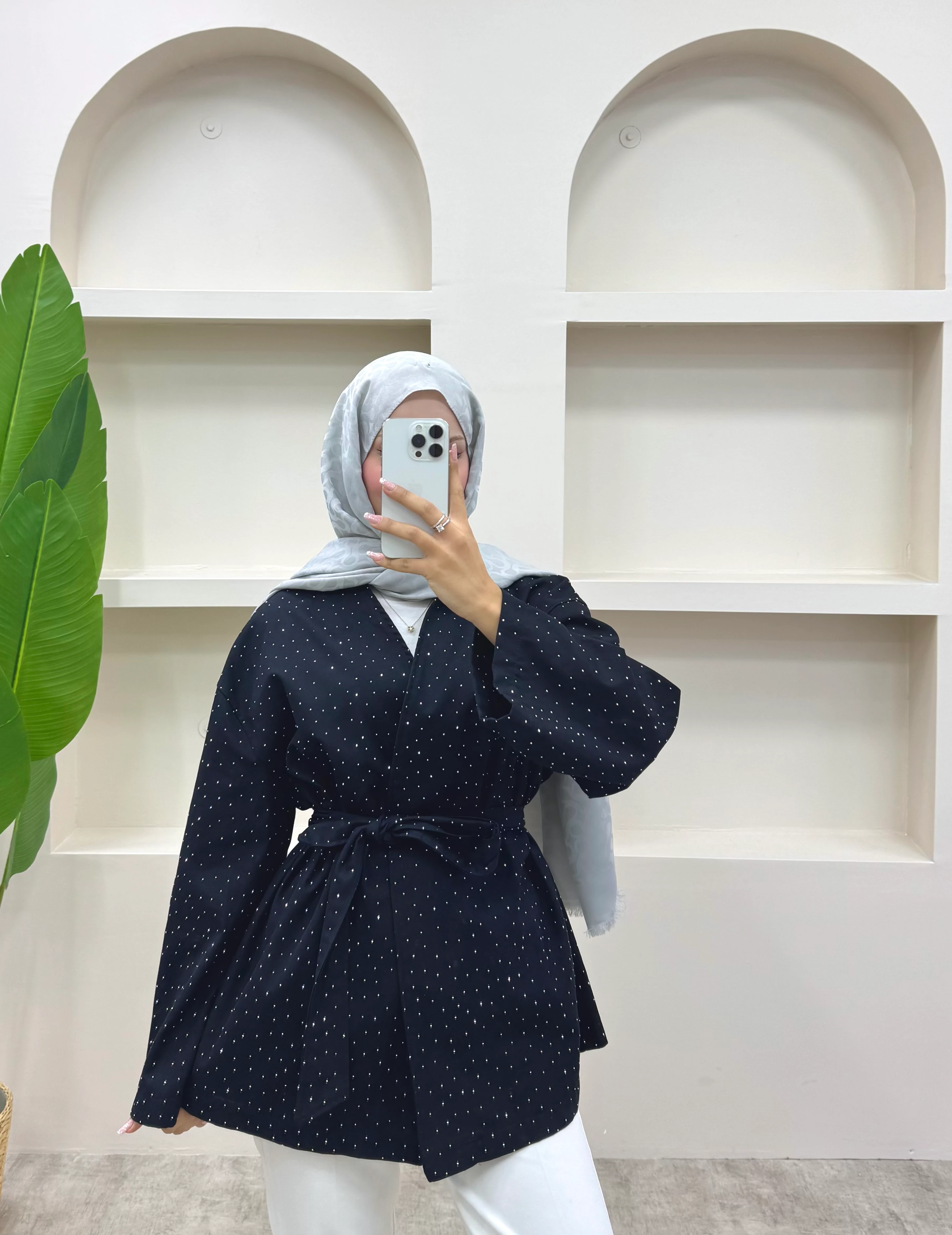 Taşlı Ceket  - Siyah