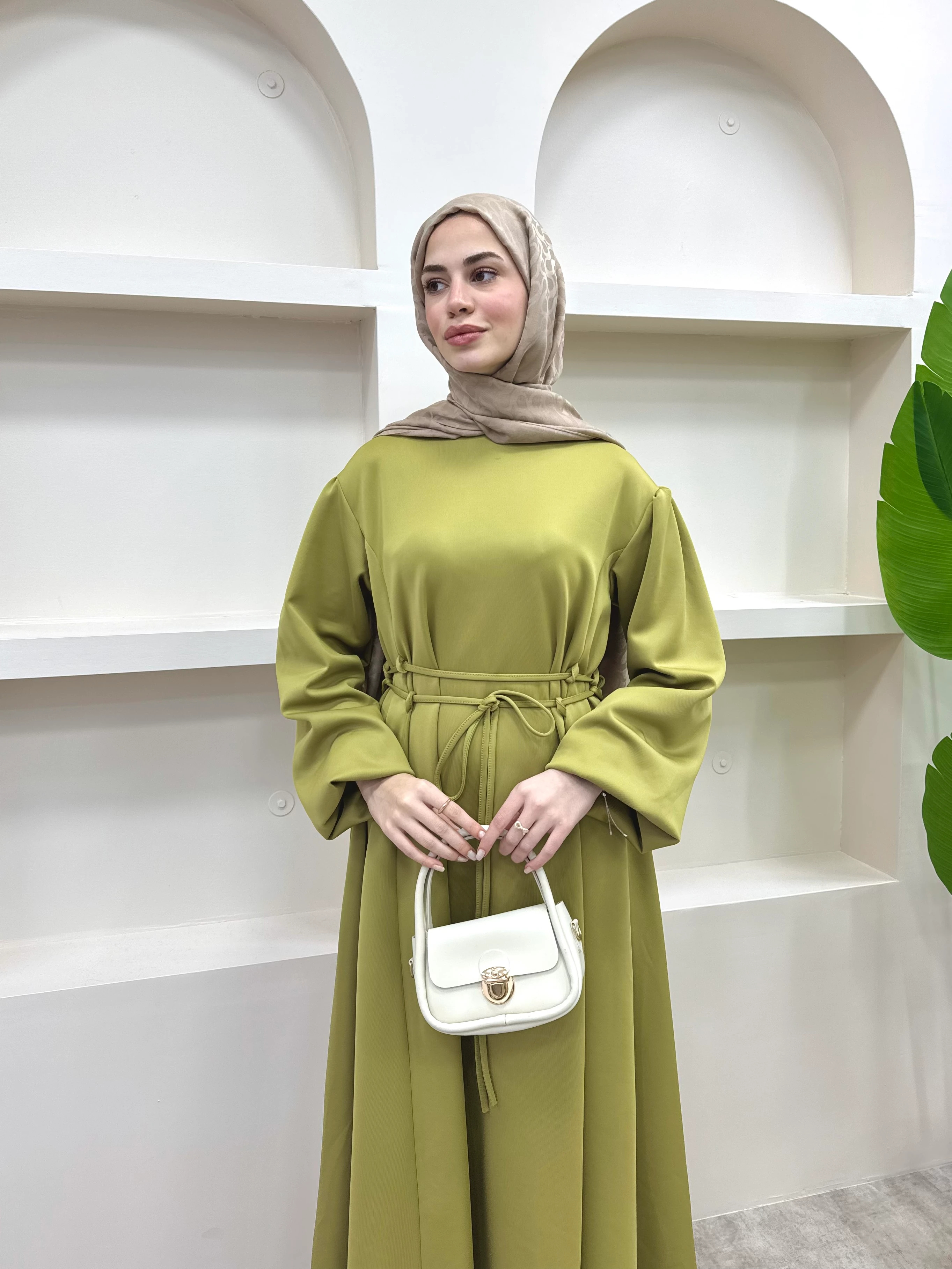 Melly Bağlamalı Scuba Elbise