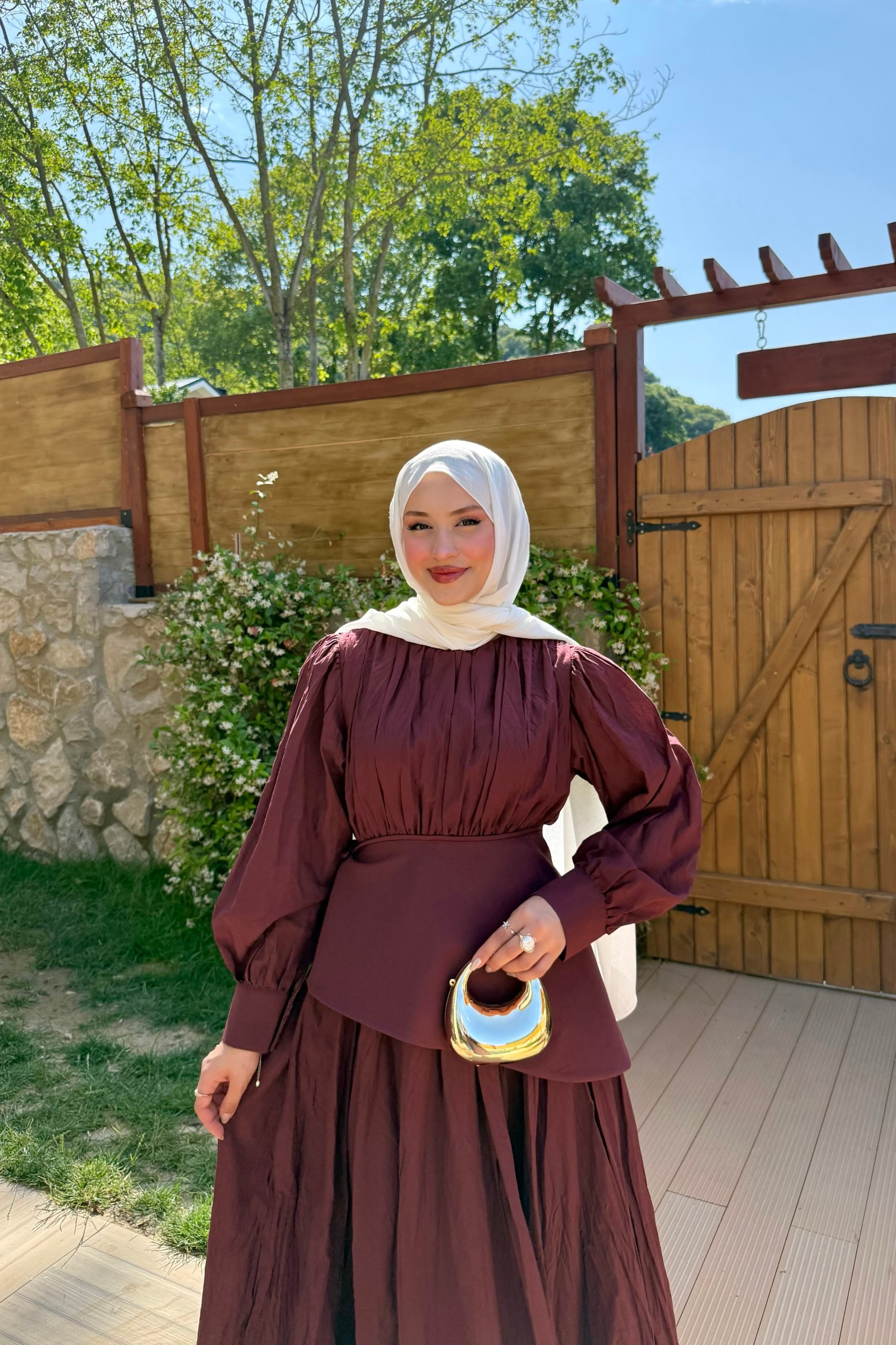 Mira Pamuk Keten Elbise 