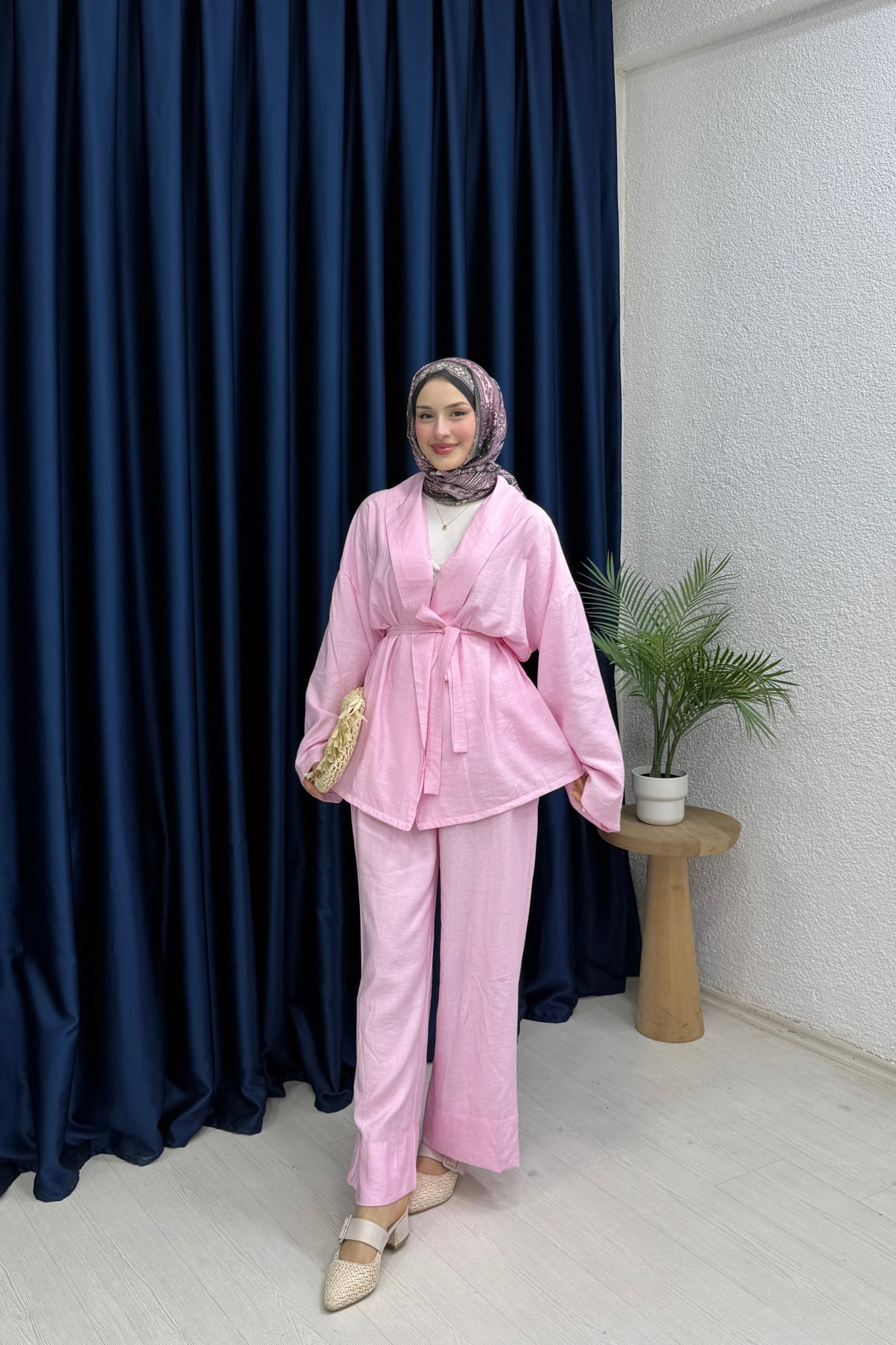 Kimono Takımı - PEMBE