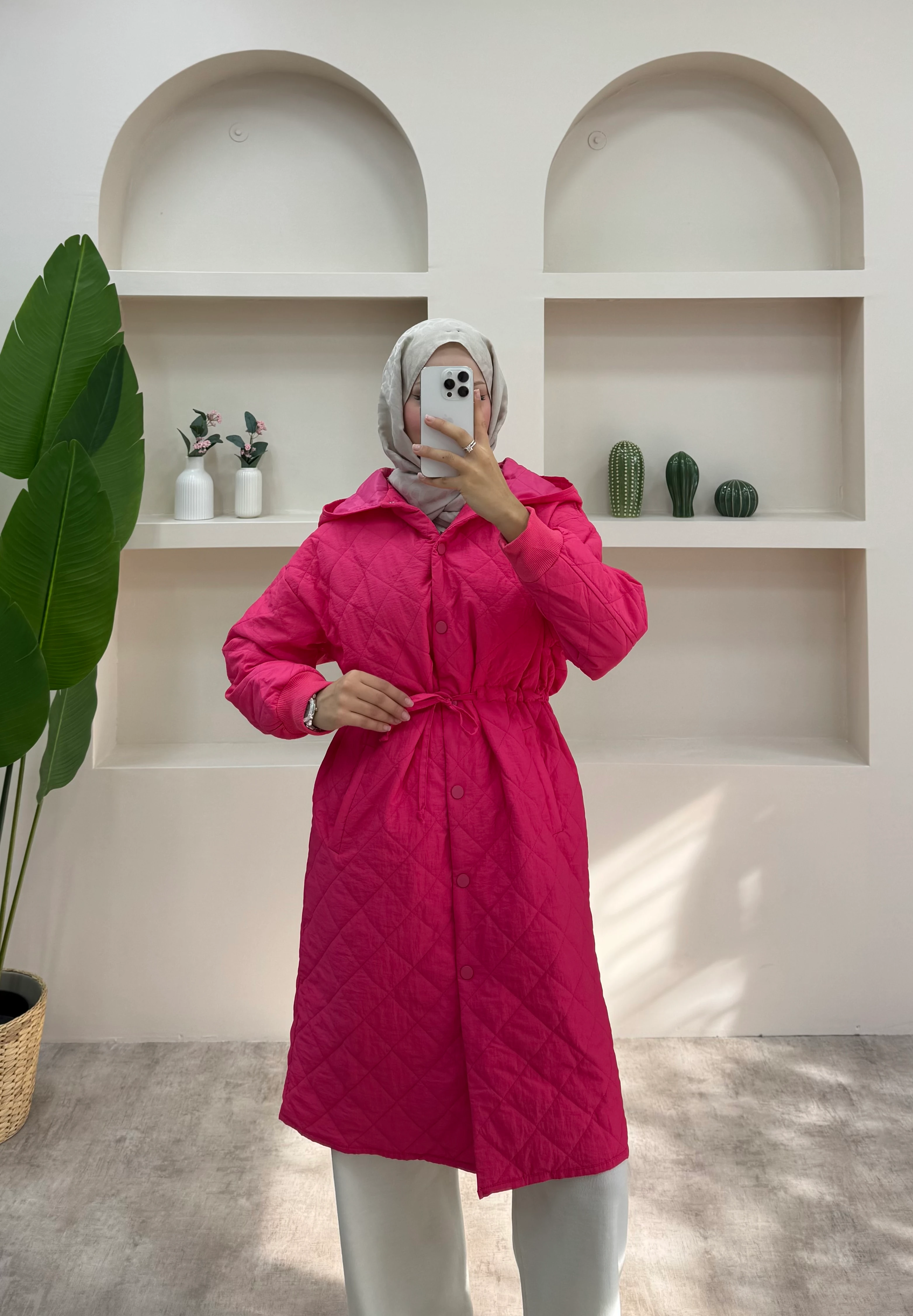 Pelerinli Kapitone Mont  - Pembe