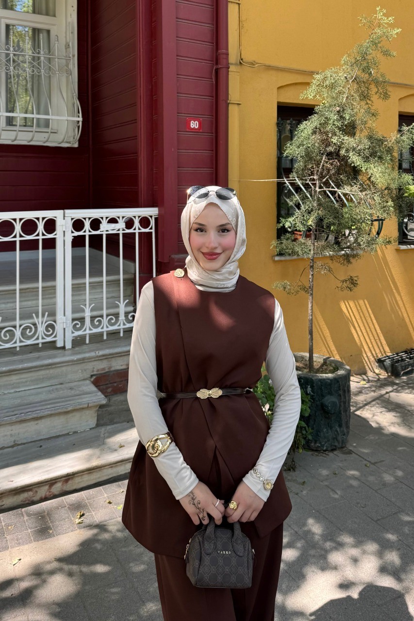 Yelekli Pantolon Takım