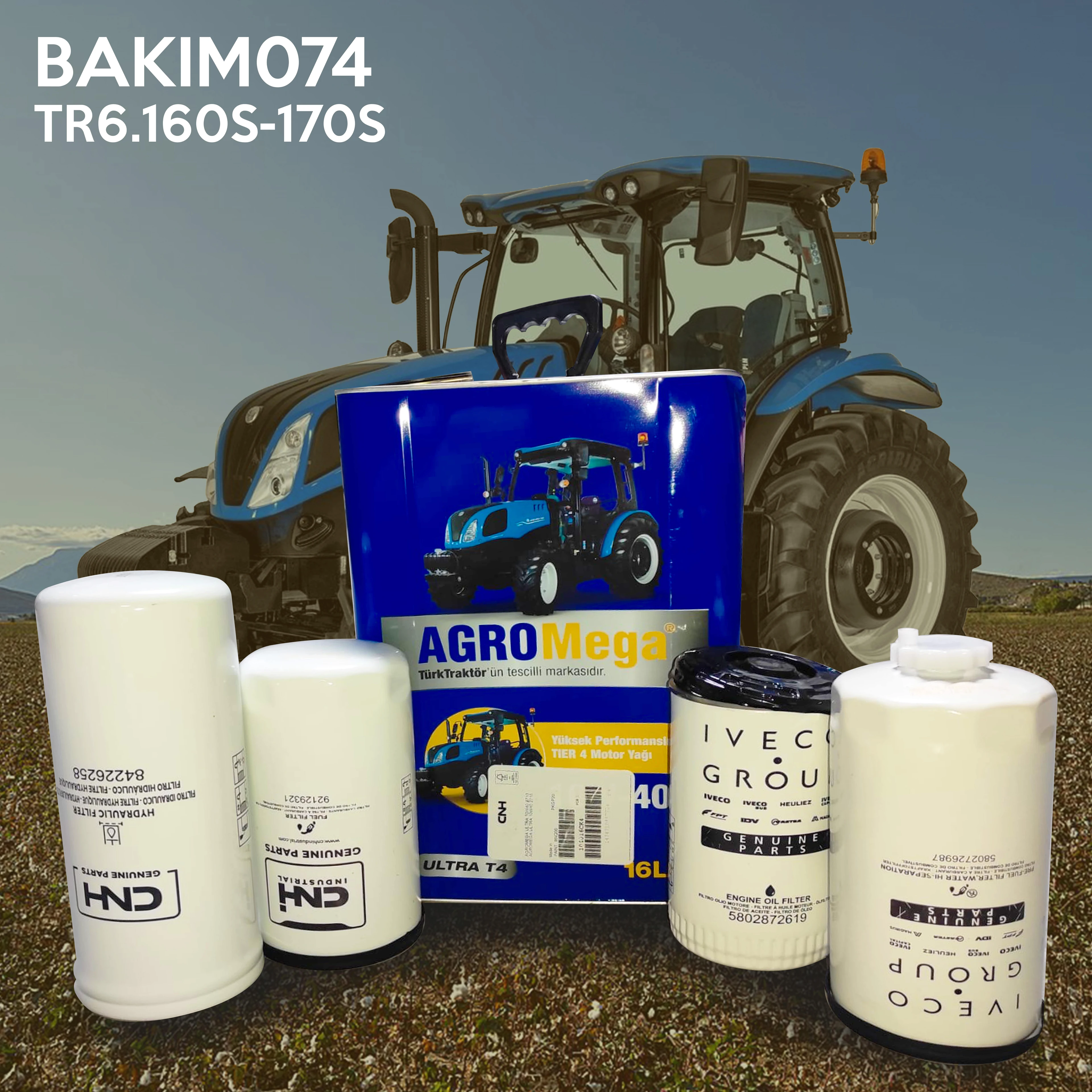 BAKIM074 TR6.160S-170S Traktör Bakım Kiti