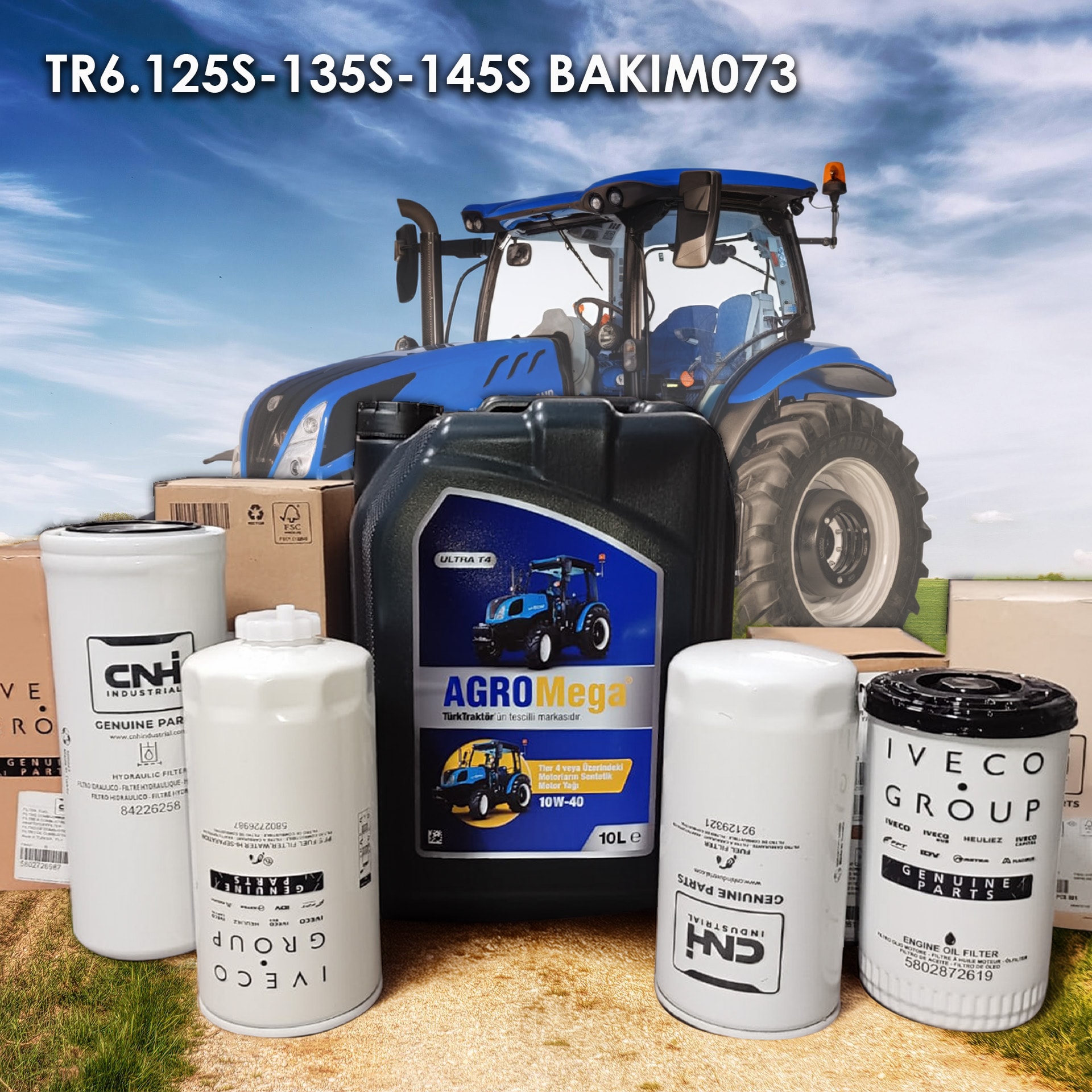 BAKIM073 TR6.125S-135S-145S Bakım Kiti