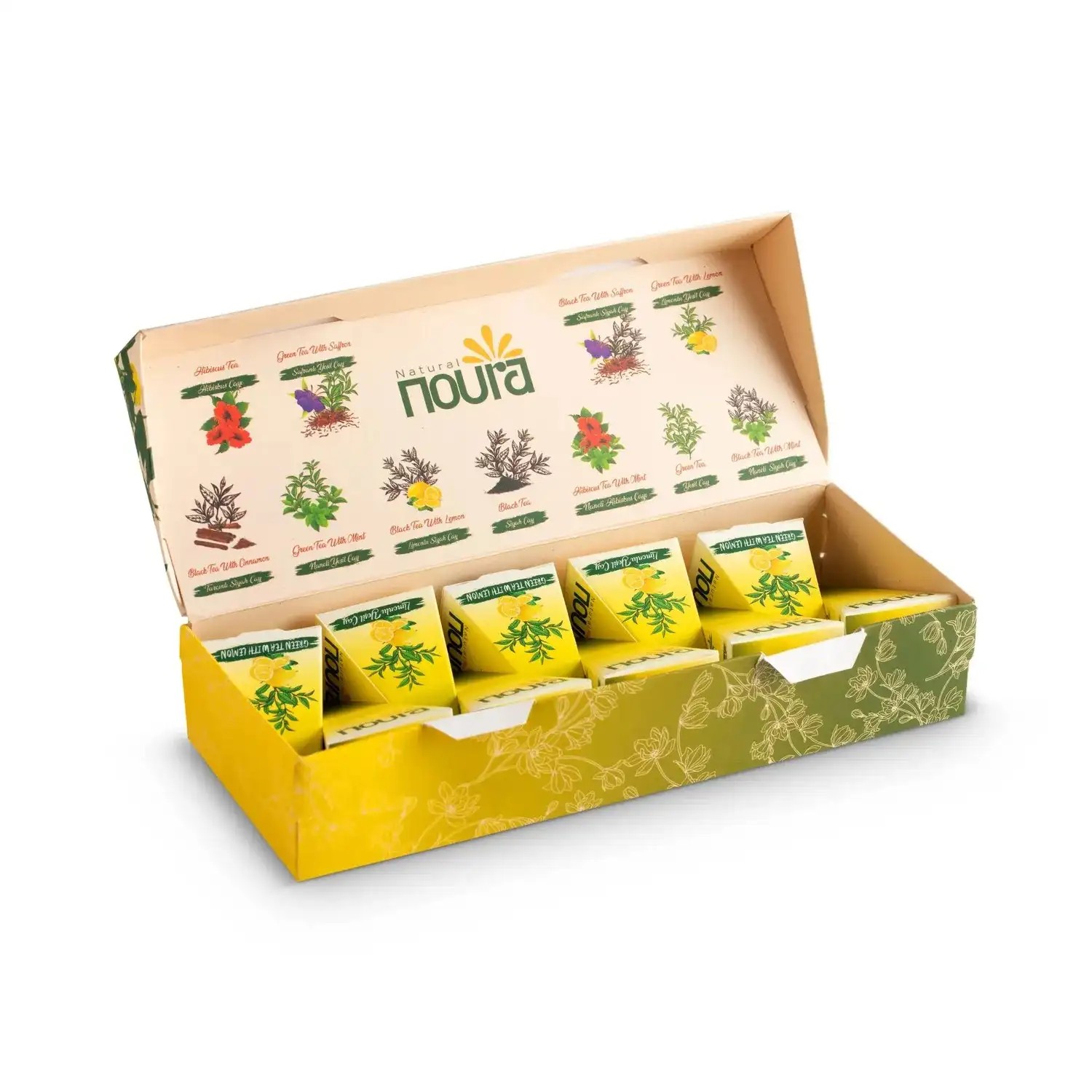 Green Tea With Lemon - 10 Cotton Tea Bags