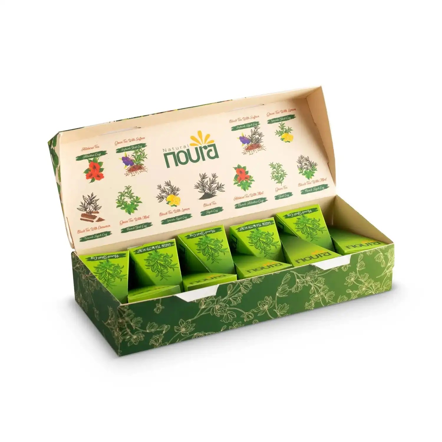 Green Tea With Mint - 10 Cotton Tea Bags