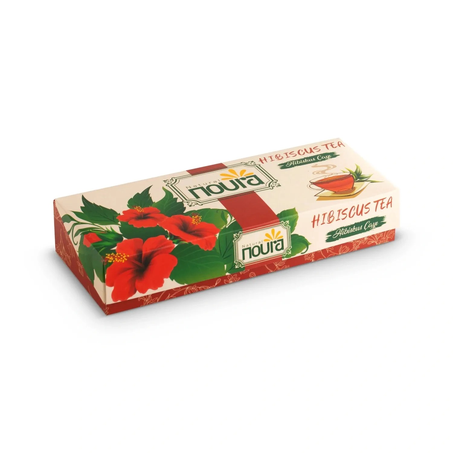 Hibiscus Tea - 10 Cotton Tea  Bags