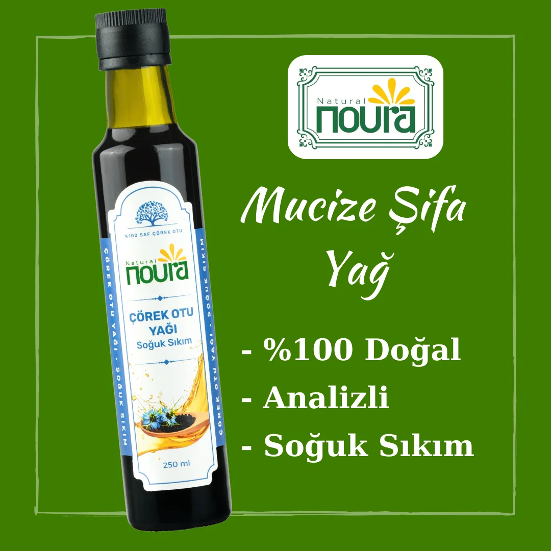 Organik Çörekotu Yağı 250 ml - %100 Doğal -Soğuk Sıkım - Yerli Tohum 