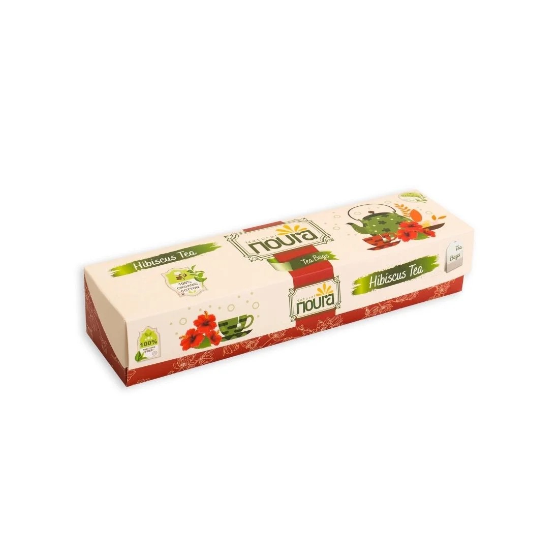 Hibiscus Tea - 25 Cotton Tea Bags 