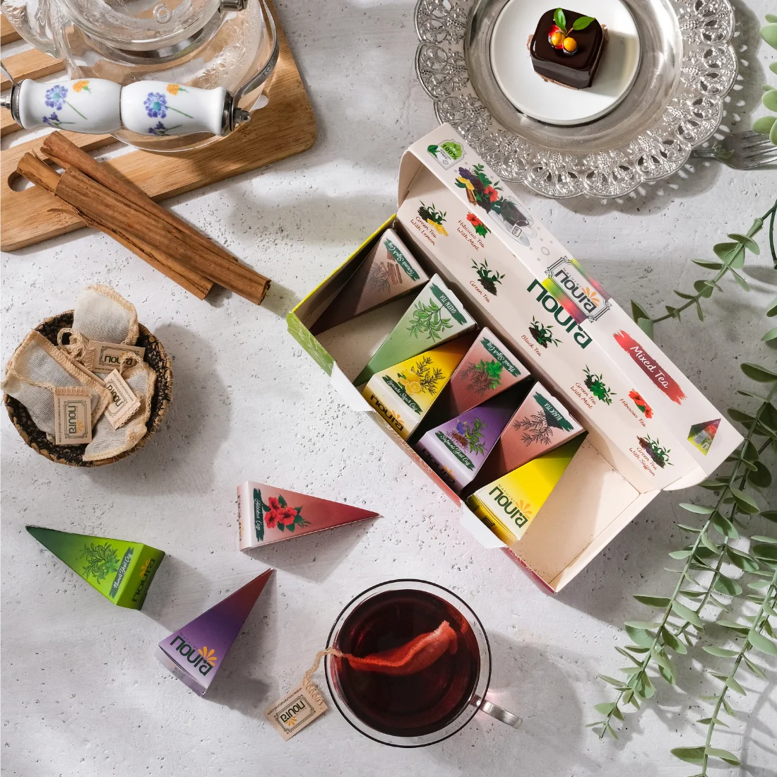 Mixed Tea 10 Pieces Muslin Bags