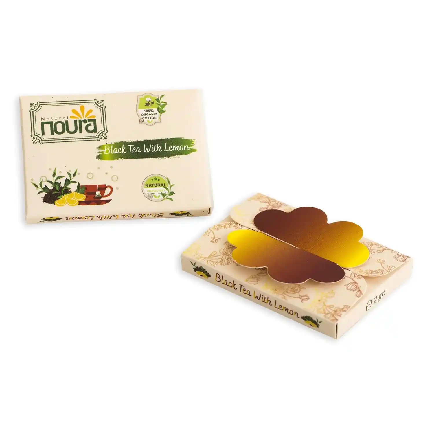 Black Tea With Lemon – 25 Cotton Tea Bags