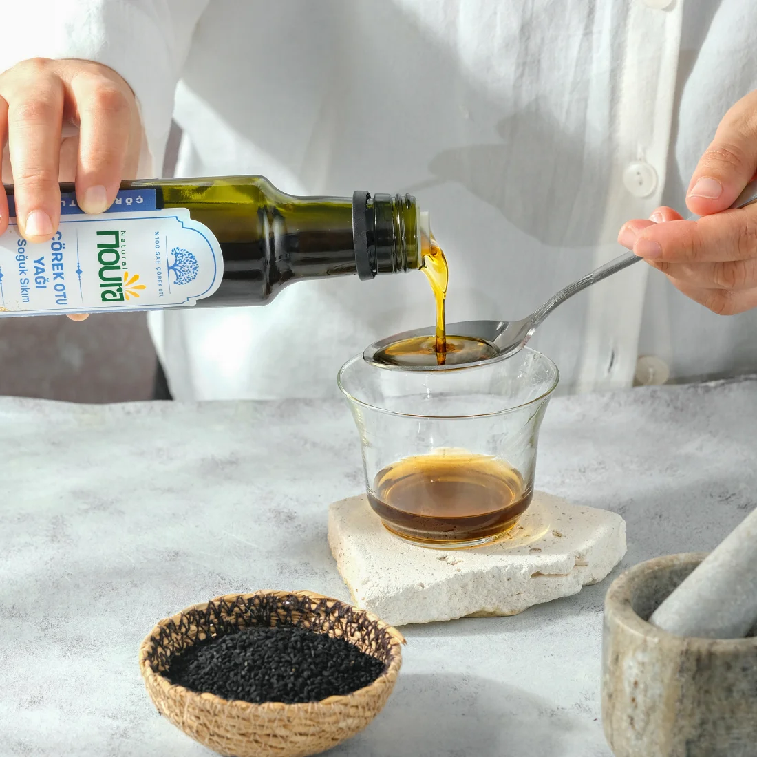 Organik Çörekotu Yağı 250 ml - %100 Doğal -Soğuk Sıkım - Yerli Tohum 