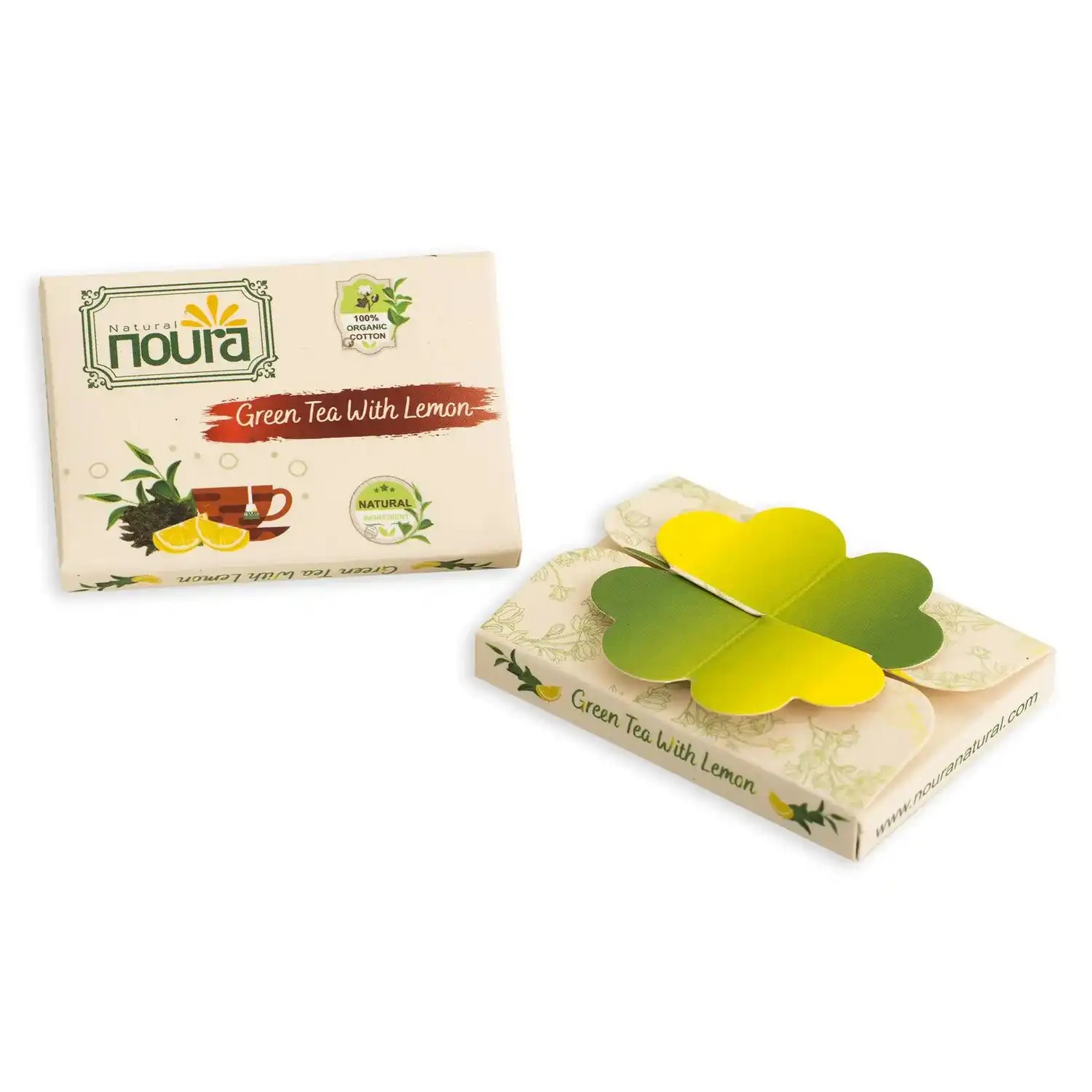 Green Tea With Lemon 25 Cotton Tea Bags