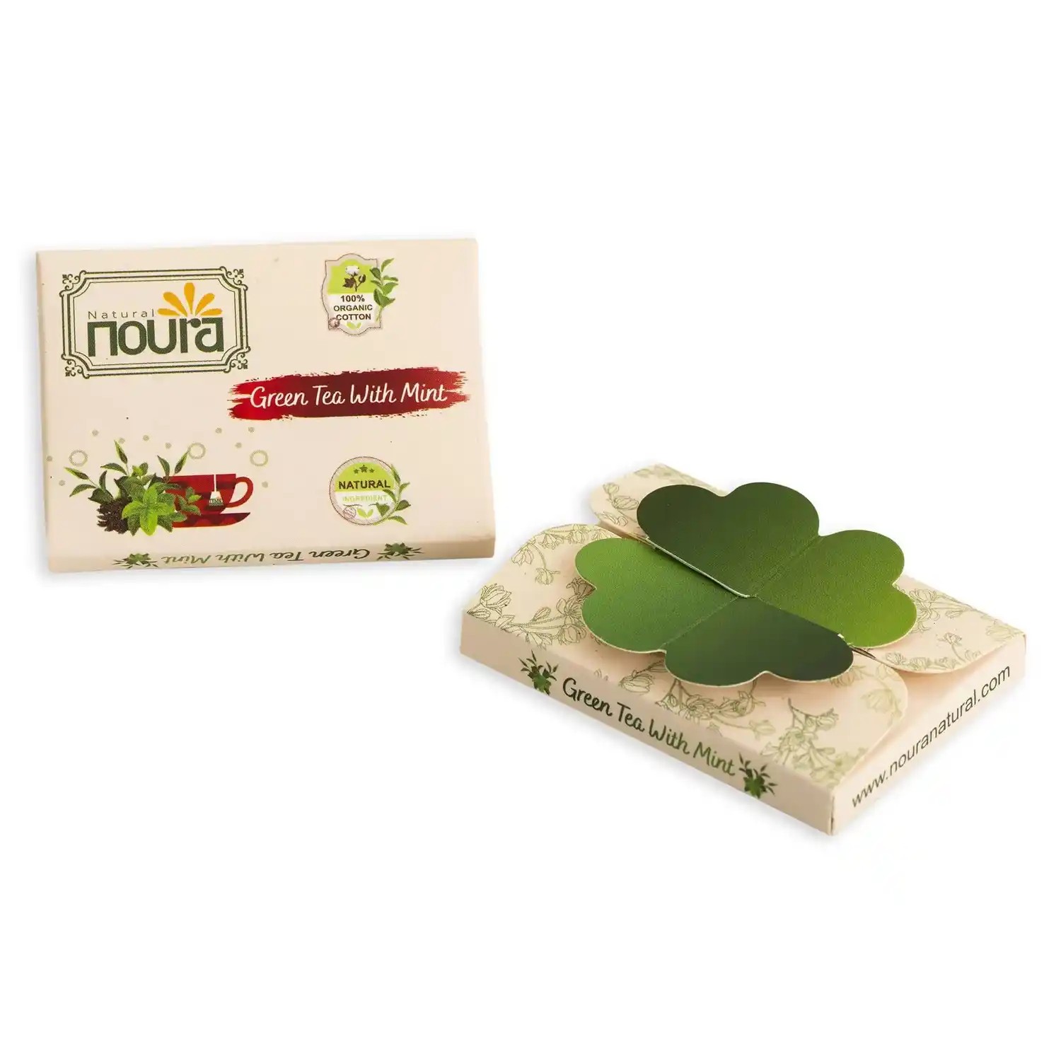 Green Tea With Mint - 25 Cotton Tea Bags