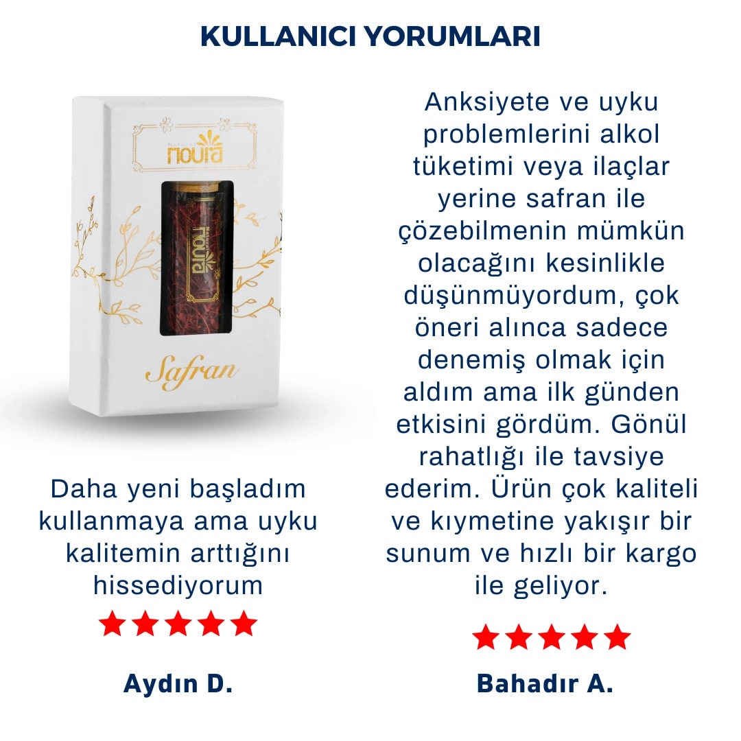 İran Safranı 3 Gr A+ Kalite