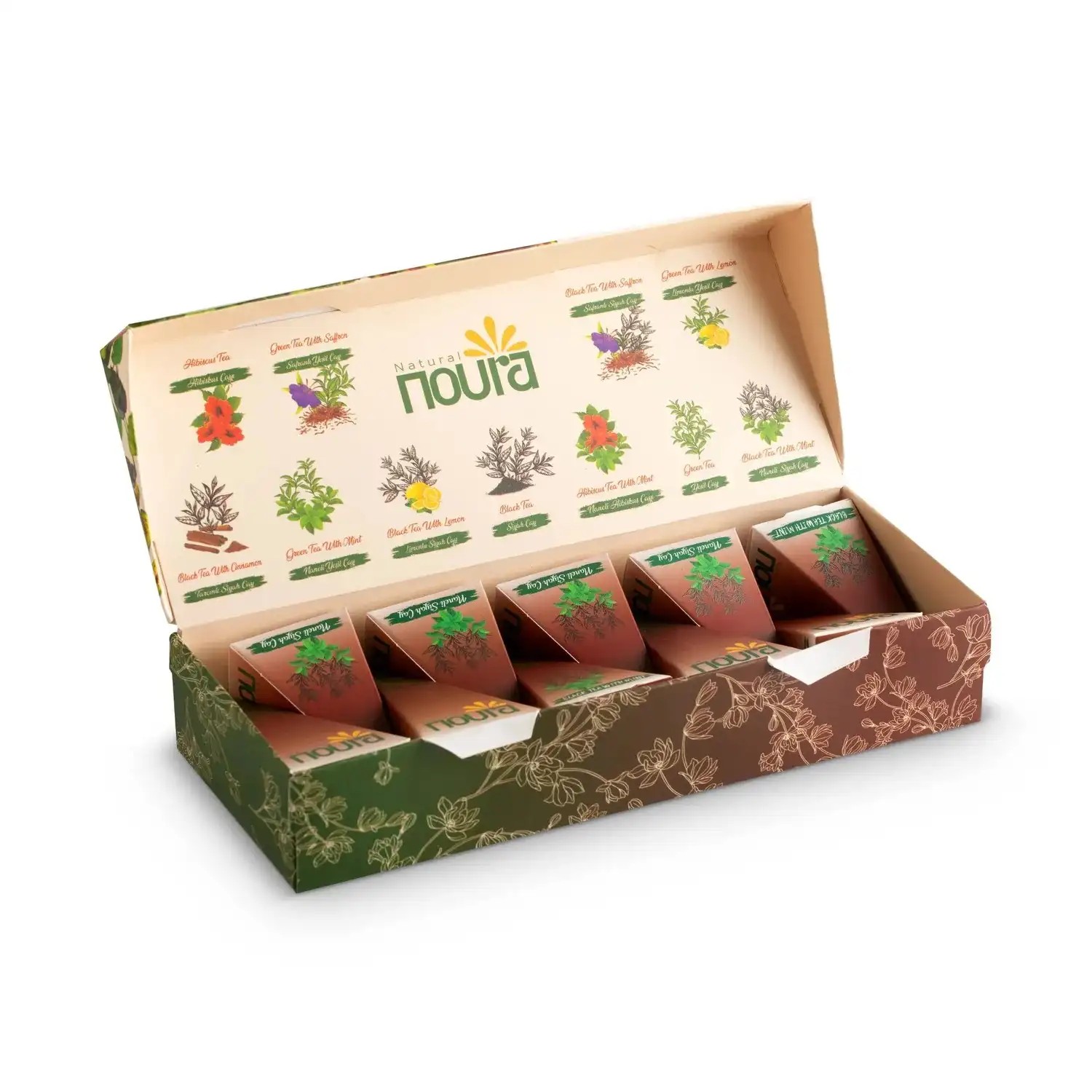 Black Tea With Mint - 10 Cotton Tea Bags