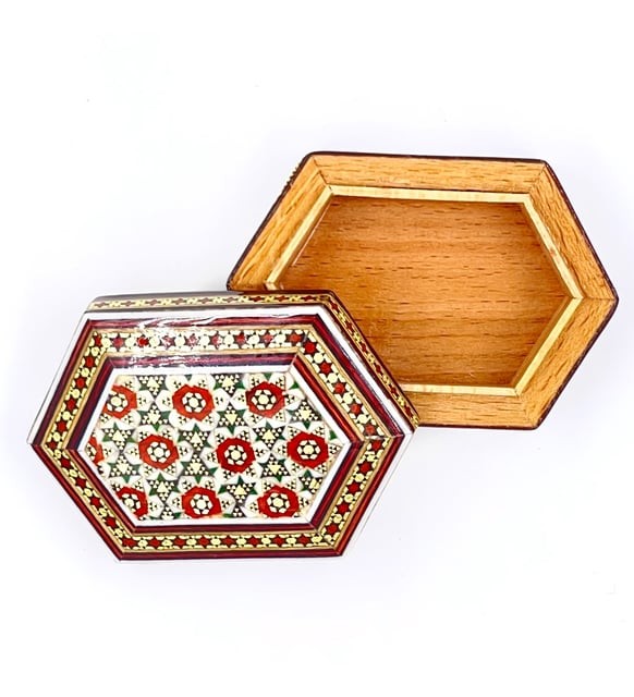 Sedef Kutu Boş Hatem Mücevher Kutusu Ebat : ( 7 x 5 cm )