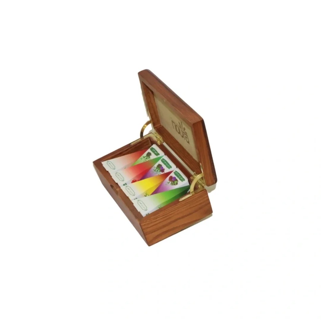 7-Piece Luxury Wooden Tea Set