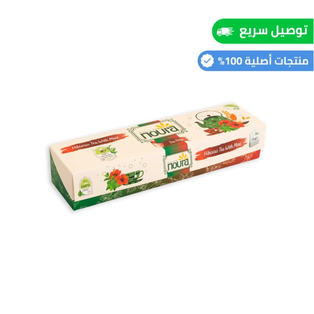 شاي الكركديه بالنعناع 25 أكياس