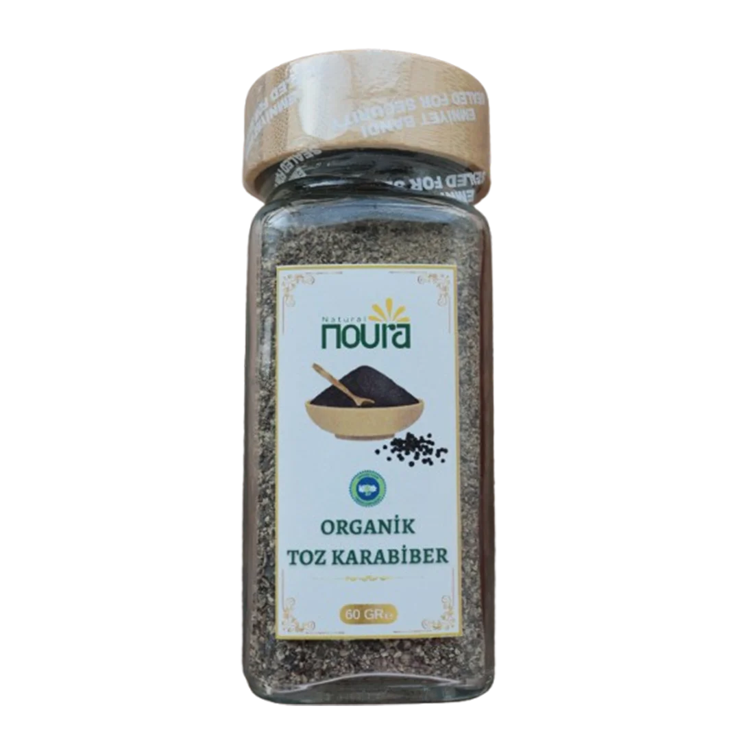 Organik Toz Karabiber 60 Gr