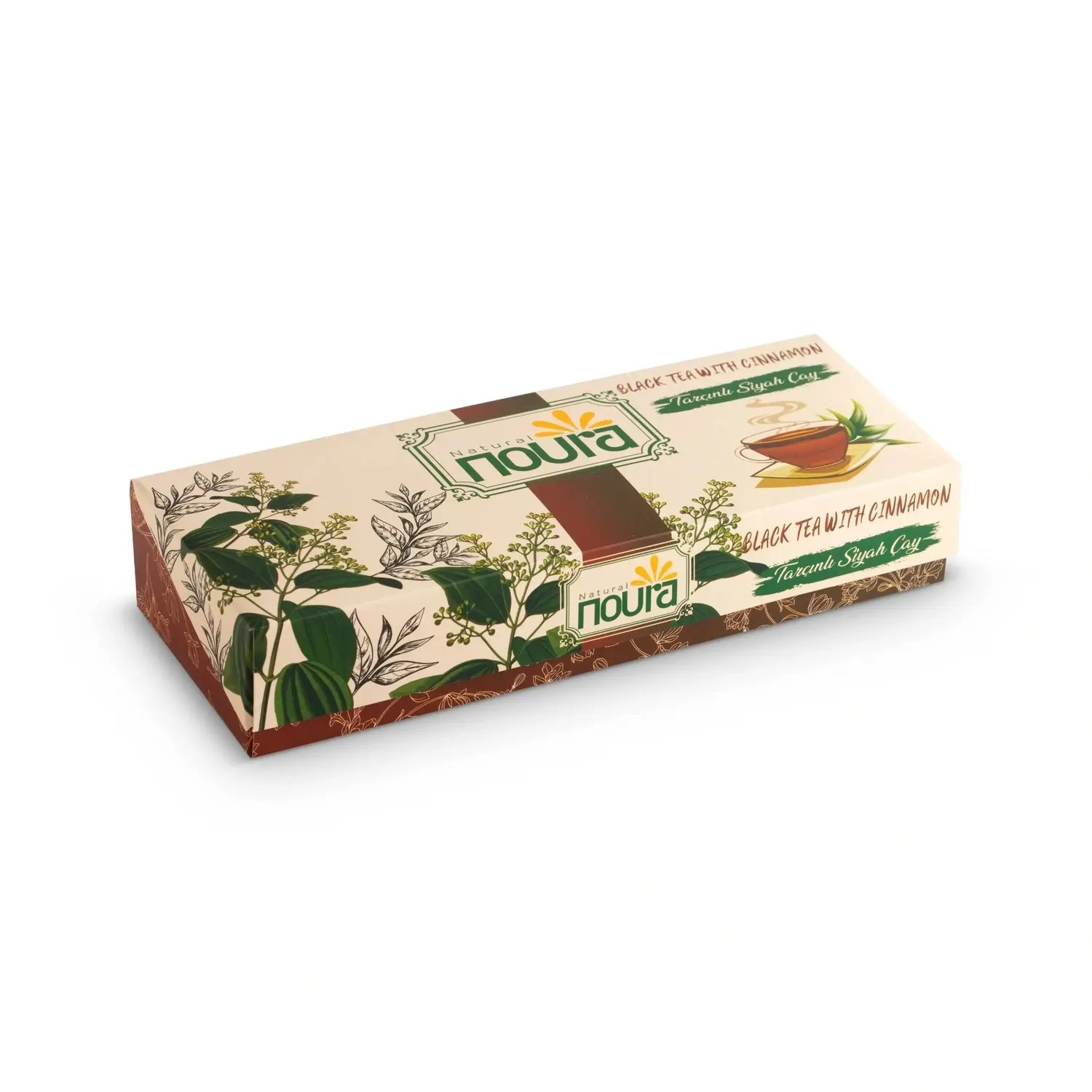 Black Tea Cinnamon - 10 Cotton Tea Bags