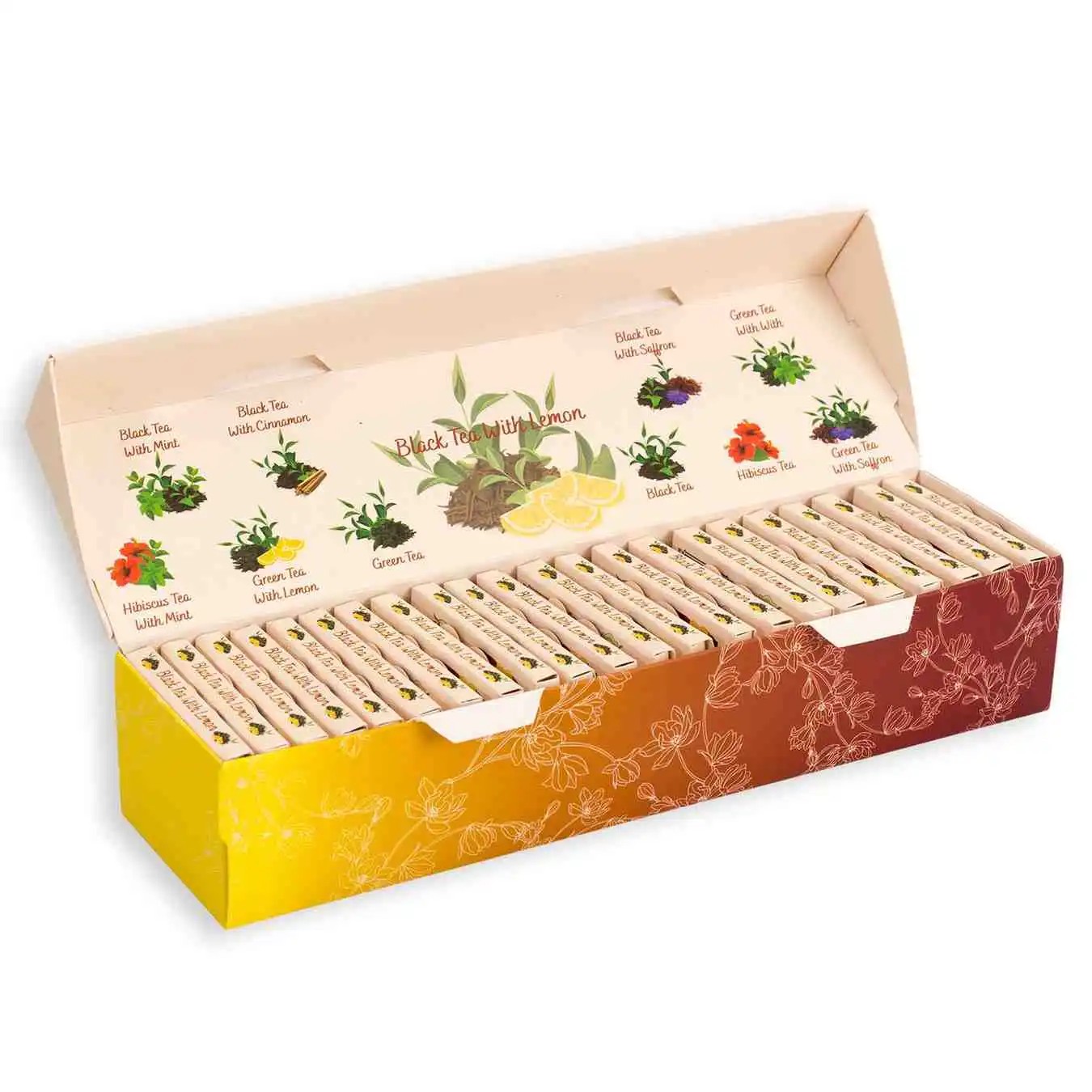 Black Tea With Lemon – 25 Cotton Tea Bags
