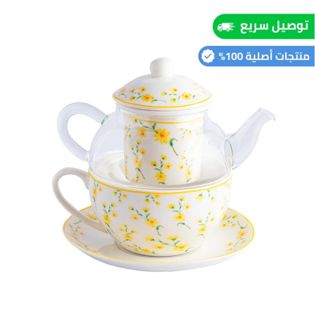 طقم شاي فاخر لشخص واحد