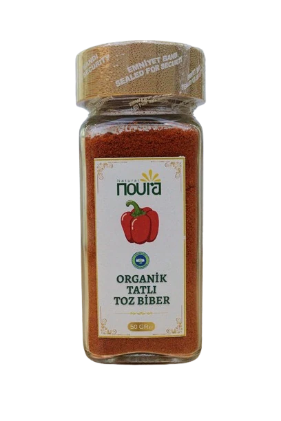 Organik Tatlı Toz Biber 50 Gr