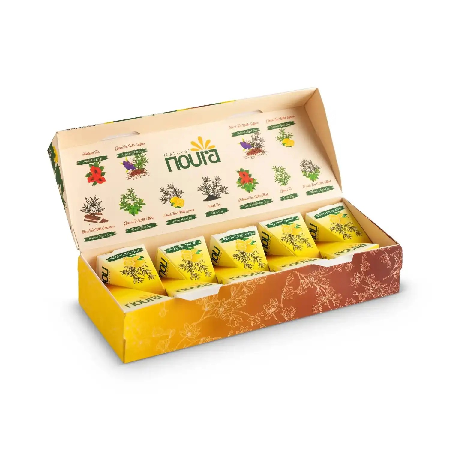 Black Tea With Lemon - 10 Cotton Tea Bags