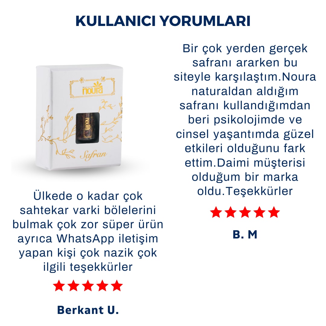 İran Safranı 1 Gr A+ Kalite