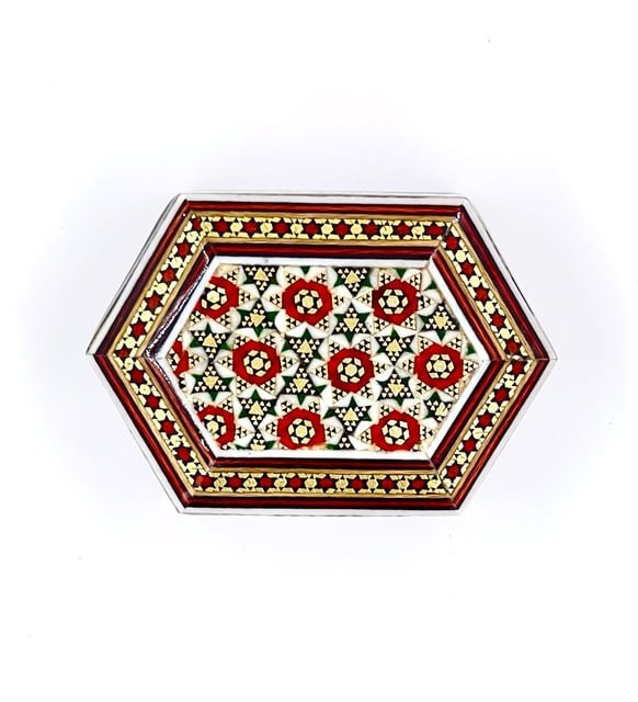 Sedef Kutu Boş Hatem Mücevher Kutusu Ebat : ( 7 x 5 cm )