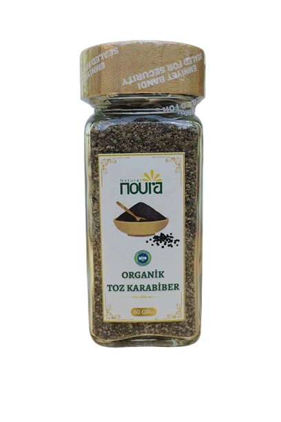 Organik Toz Karabiber 60 Gr
