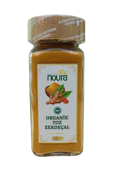 Organik Toz Zerdeçal 50 Gr