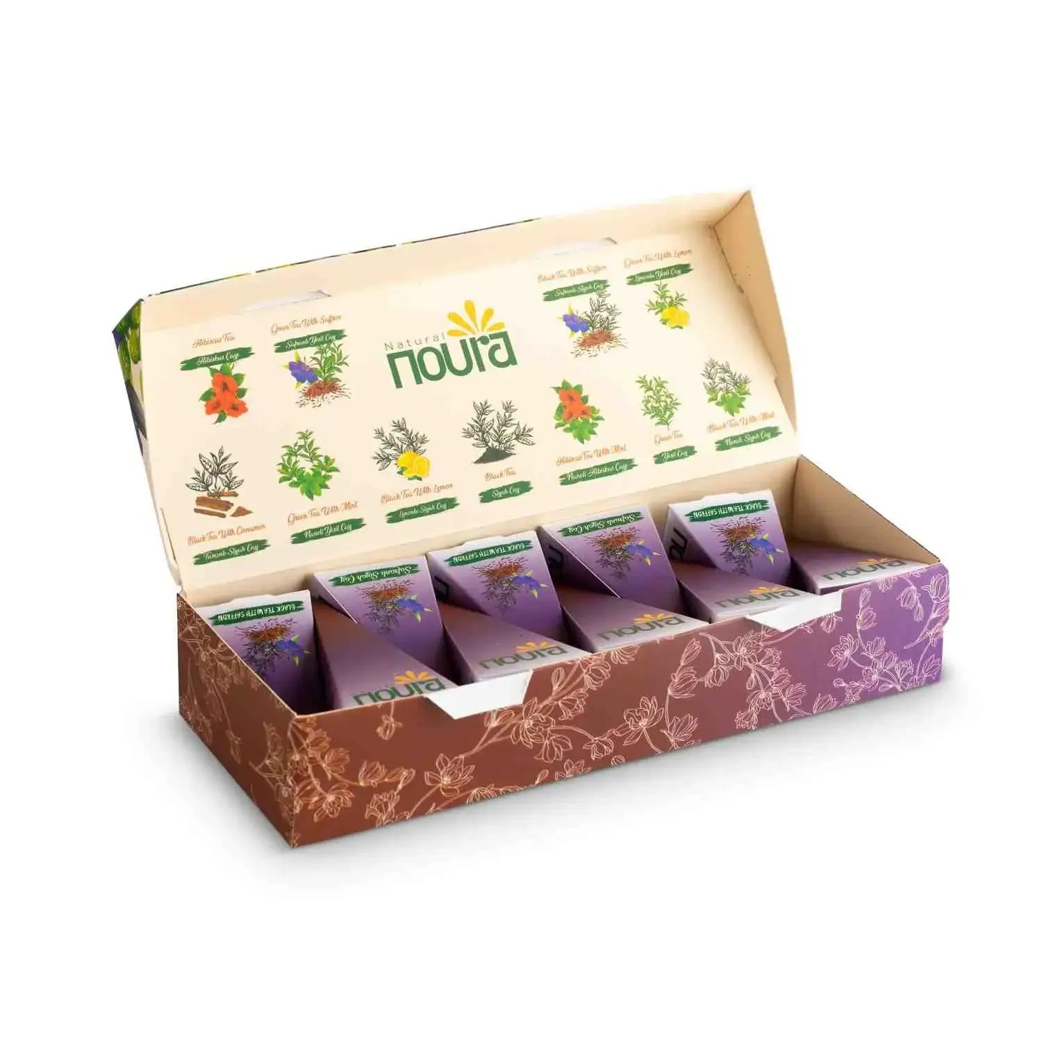 Black Tea With Saffron - 10 Tea Cotton Bags