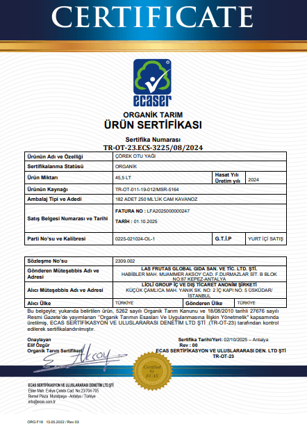 Organik Çörekotu Yağı 250 ml - %100 Doğal -Soğuk Sıkım - Yerli Tohum 