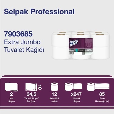 Selpak Professional Extra Jumbo Tuvalet Kağıdı 85m