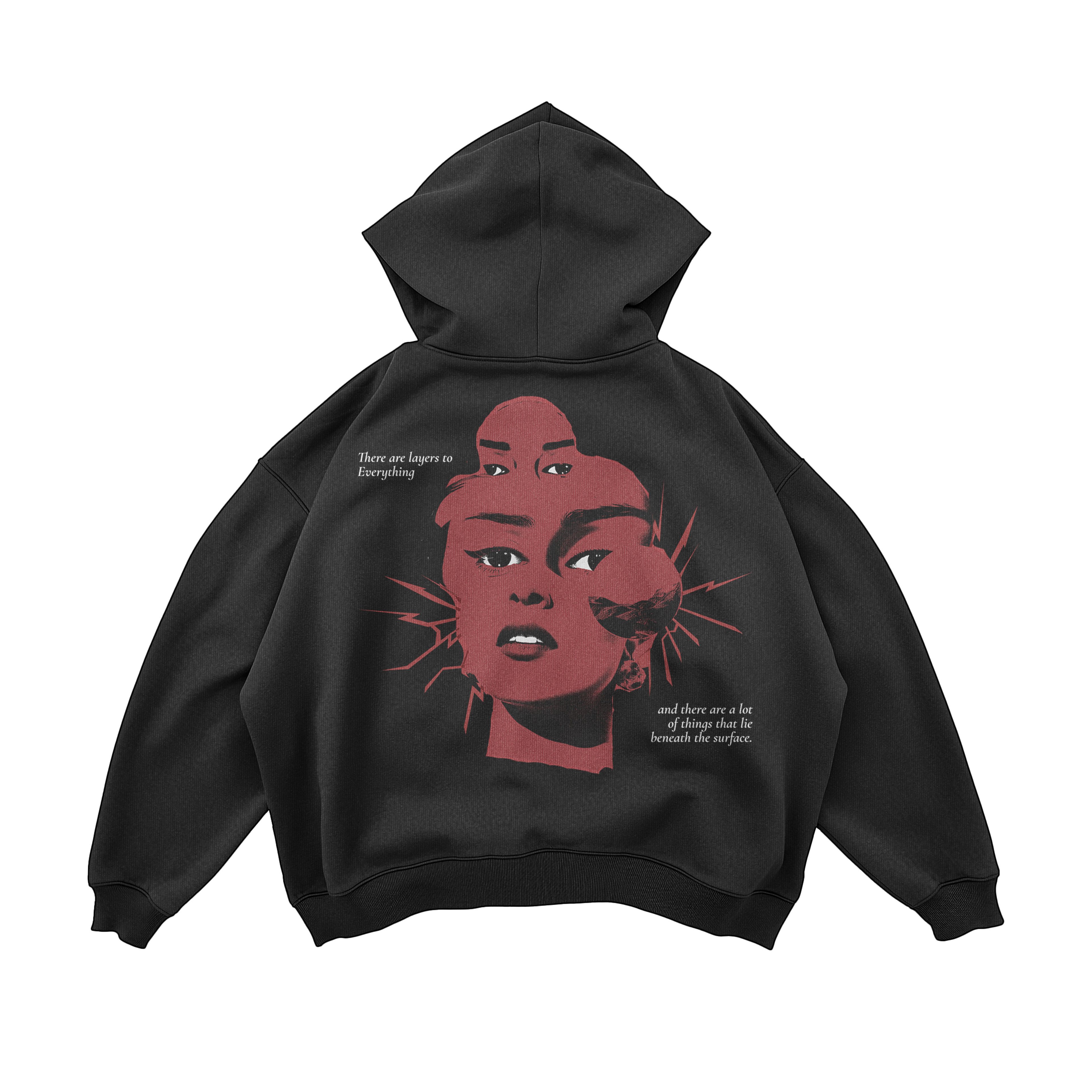 Fragmented Oversize Hoodie