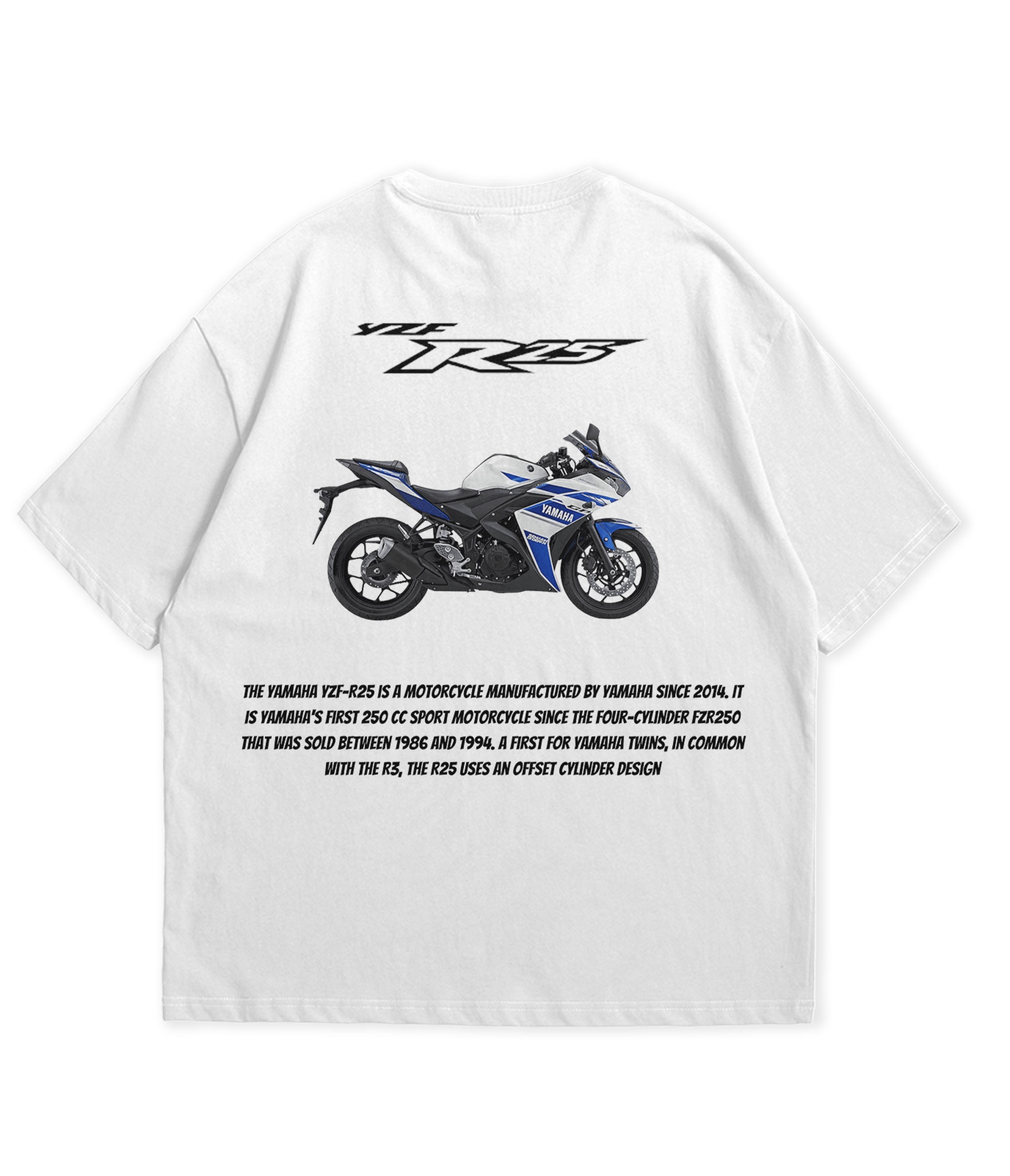 Yamaha R25 Oversize Tişört