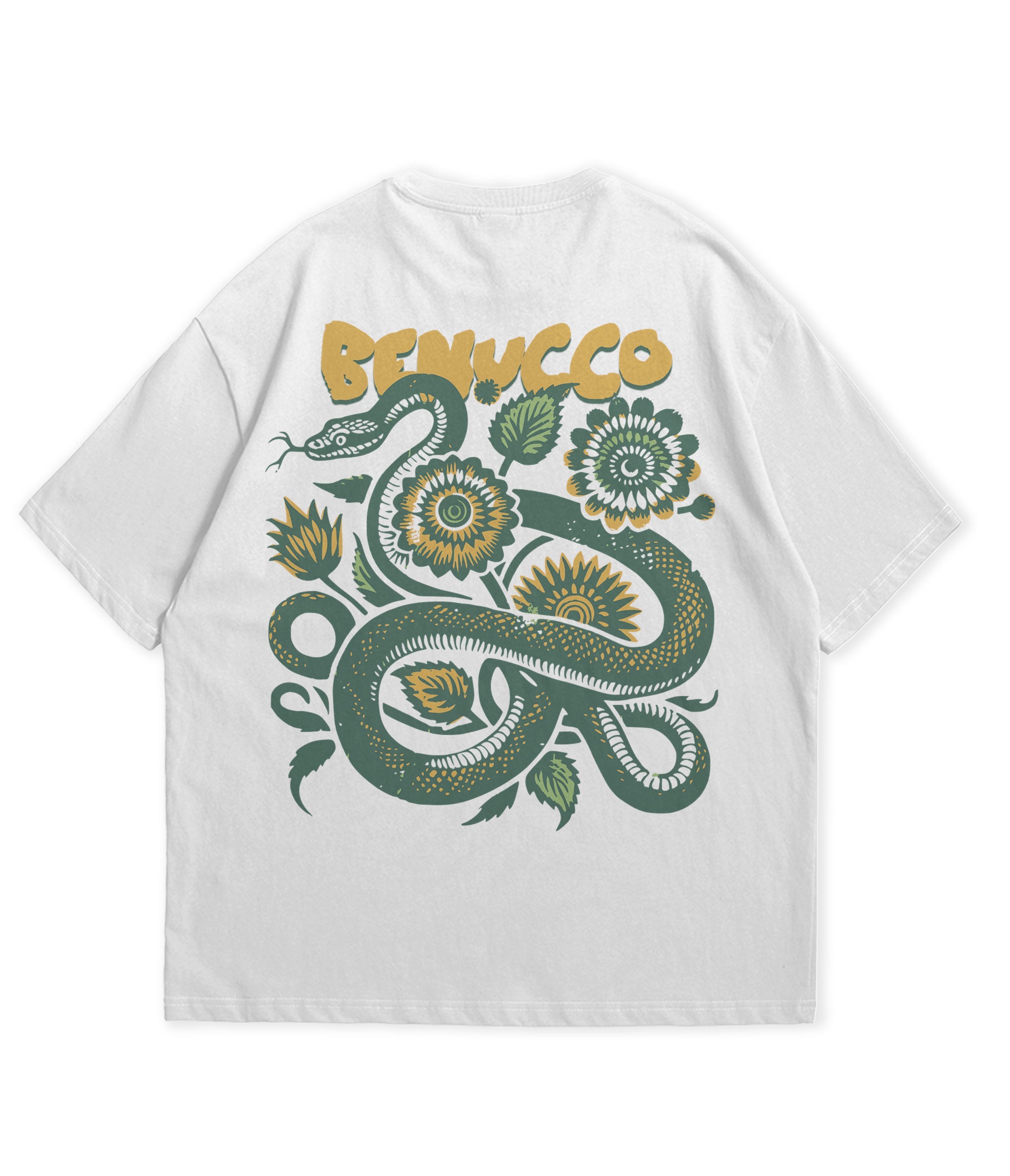 Benucco Snakes Oversize T-shirt