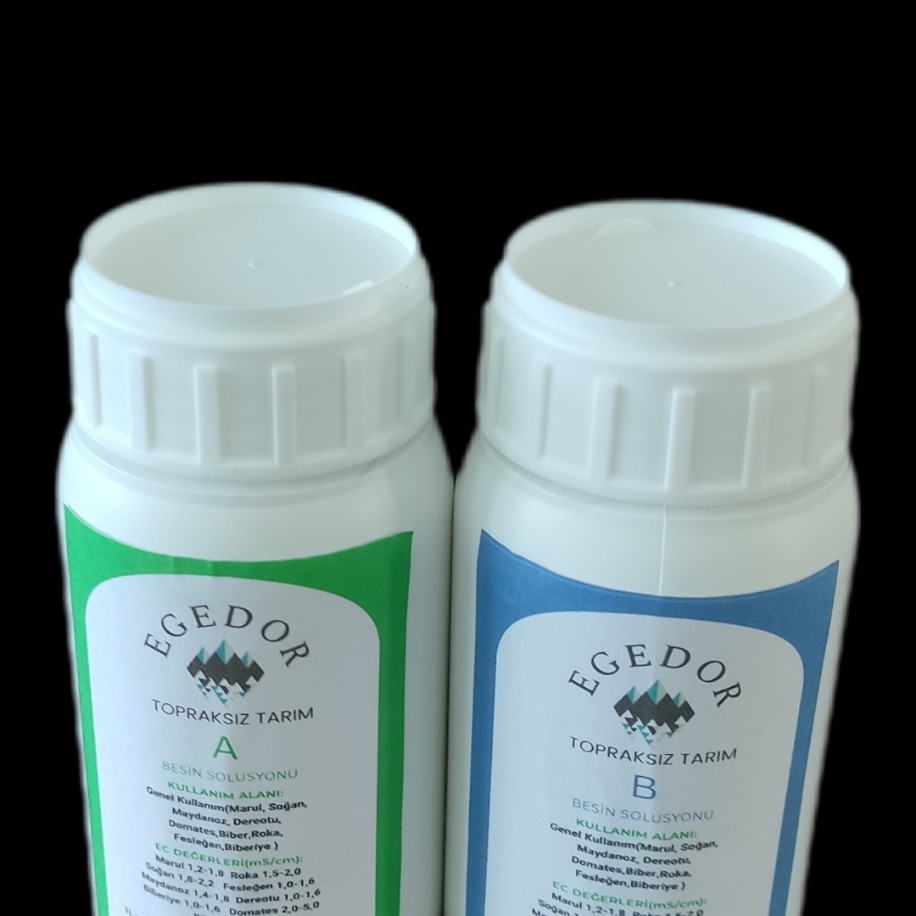 Topraksız Tarım A ve B Sıvı besinleri (250ml)