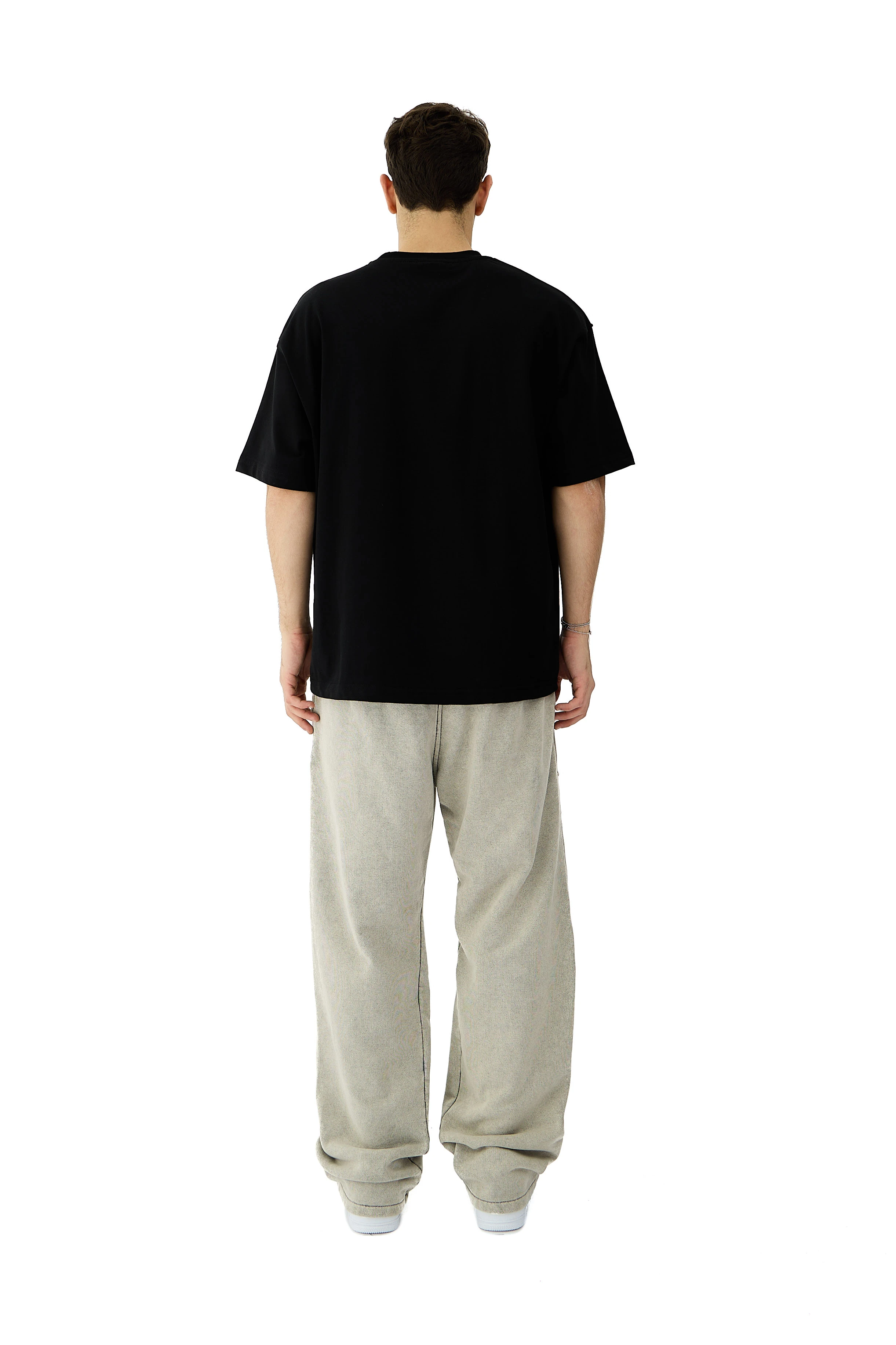 Stone Yıkamalı Lines Detay Premium Sweatpant - ANTRASİT