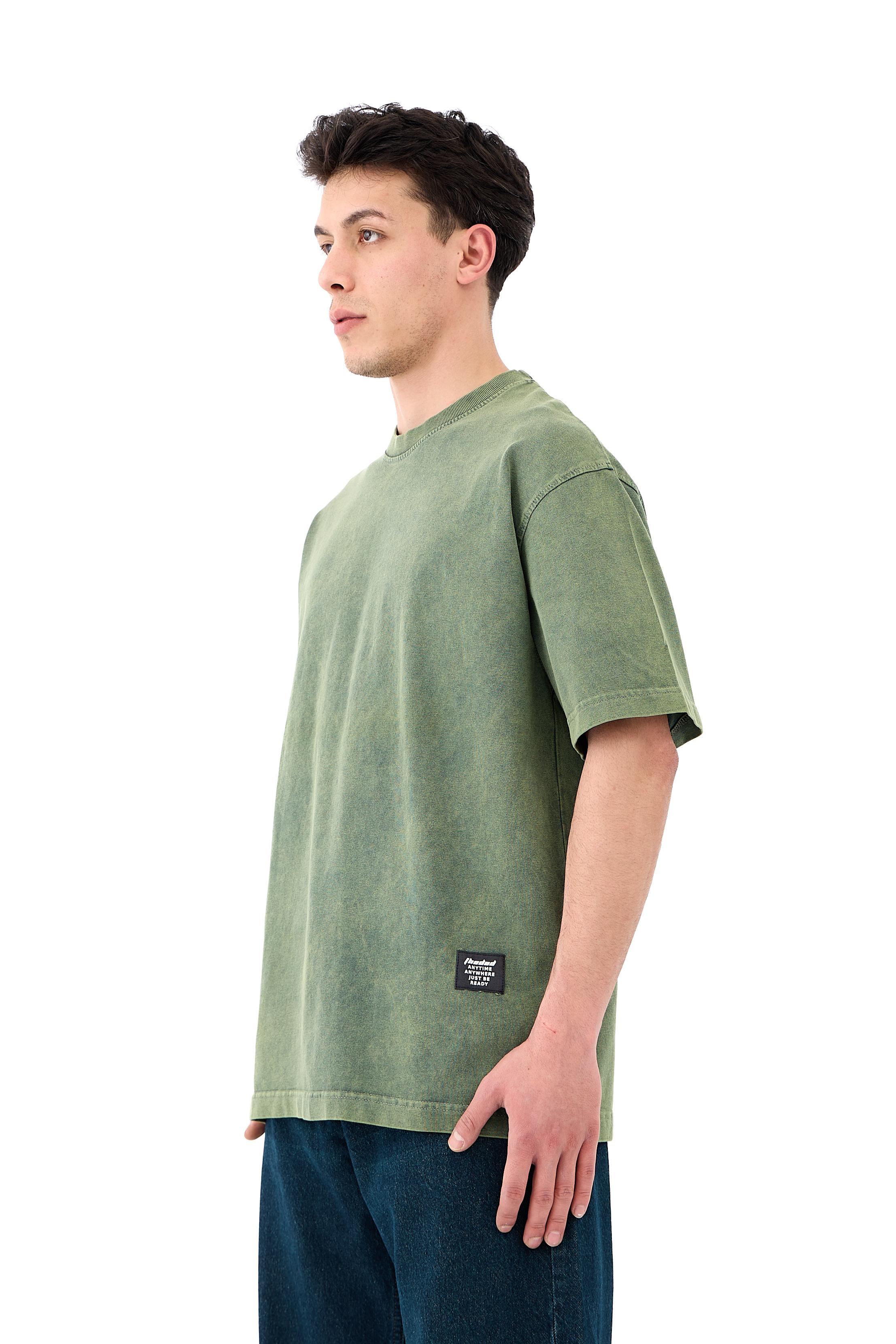Acid Washed Basic Oversize Tişört