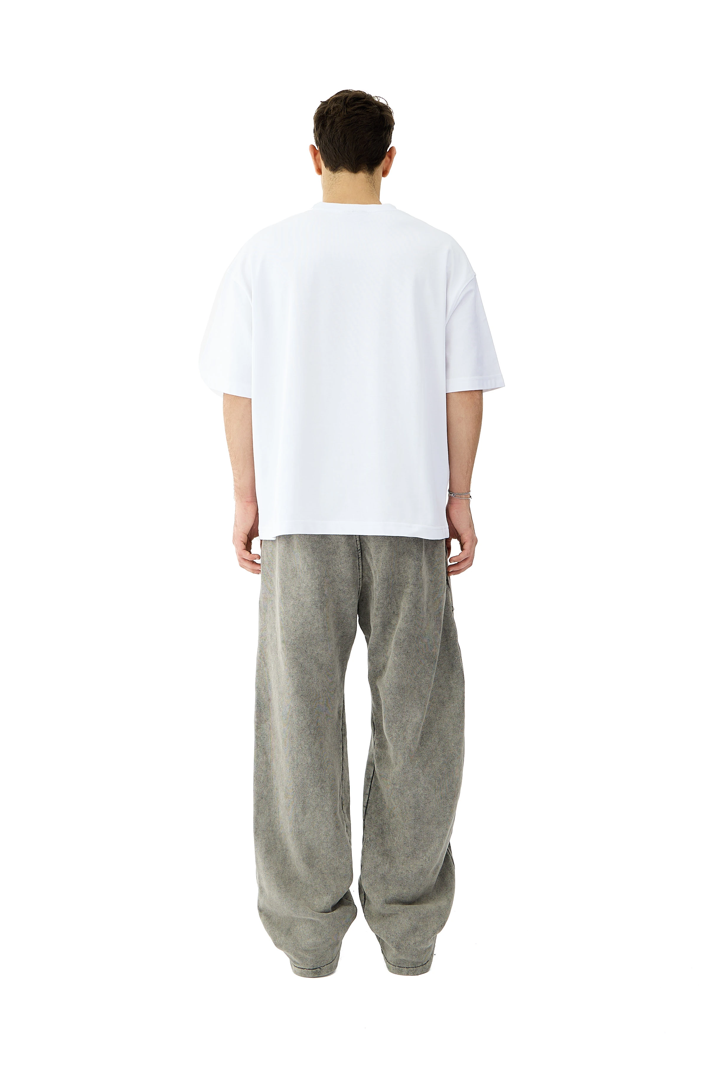 Stone Yıkamalı Lines Detay Premium Sweatpant - KOYU ANTRASİT