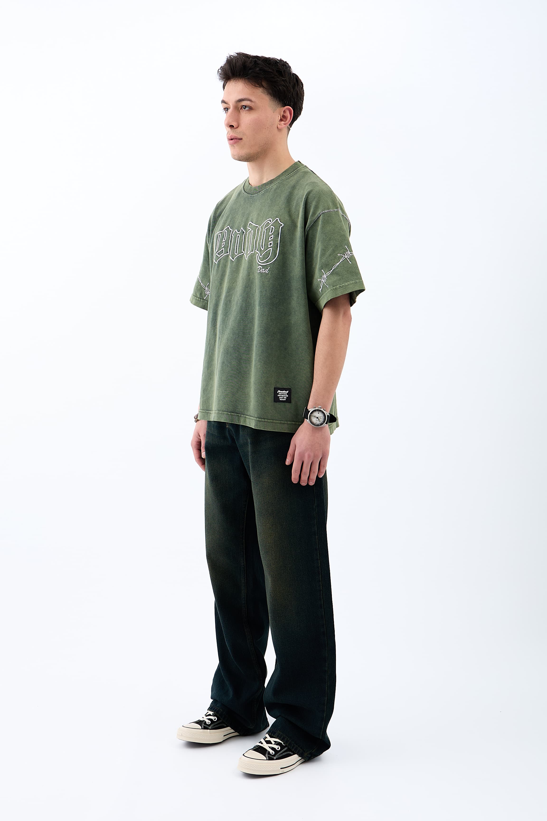 Andy Dad Nakışlı Premium Oversize Tişört