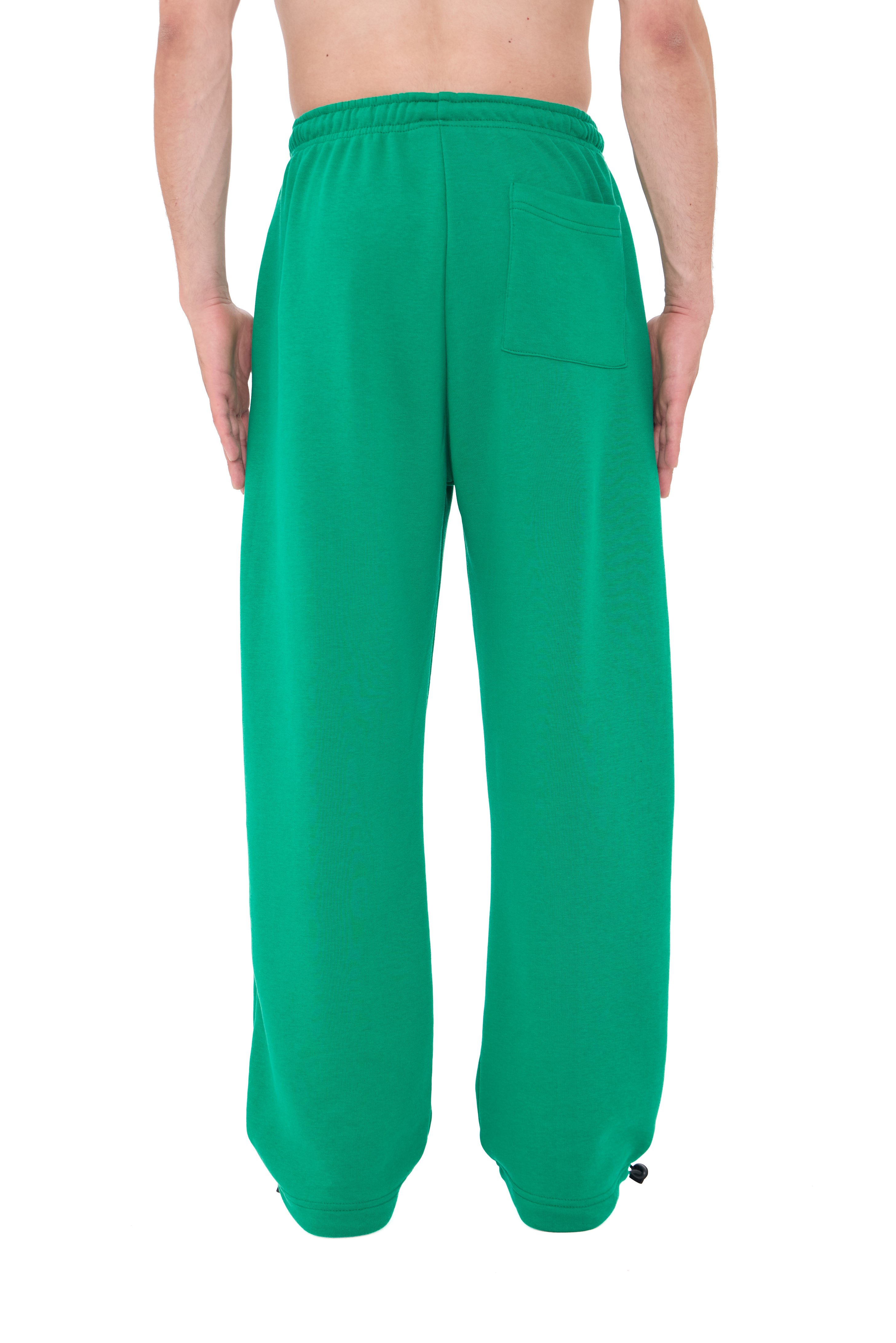 Hitup Premium Basic Ayarlanabilir Paça Oversize Eşofman Altı  - YEŞİL