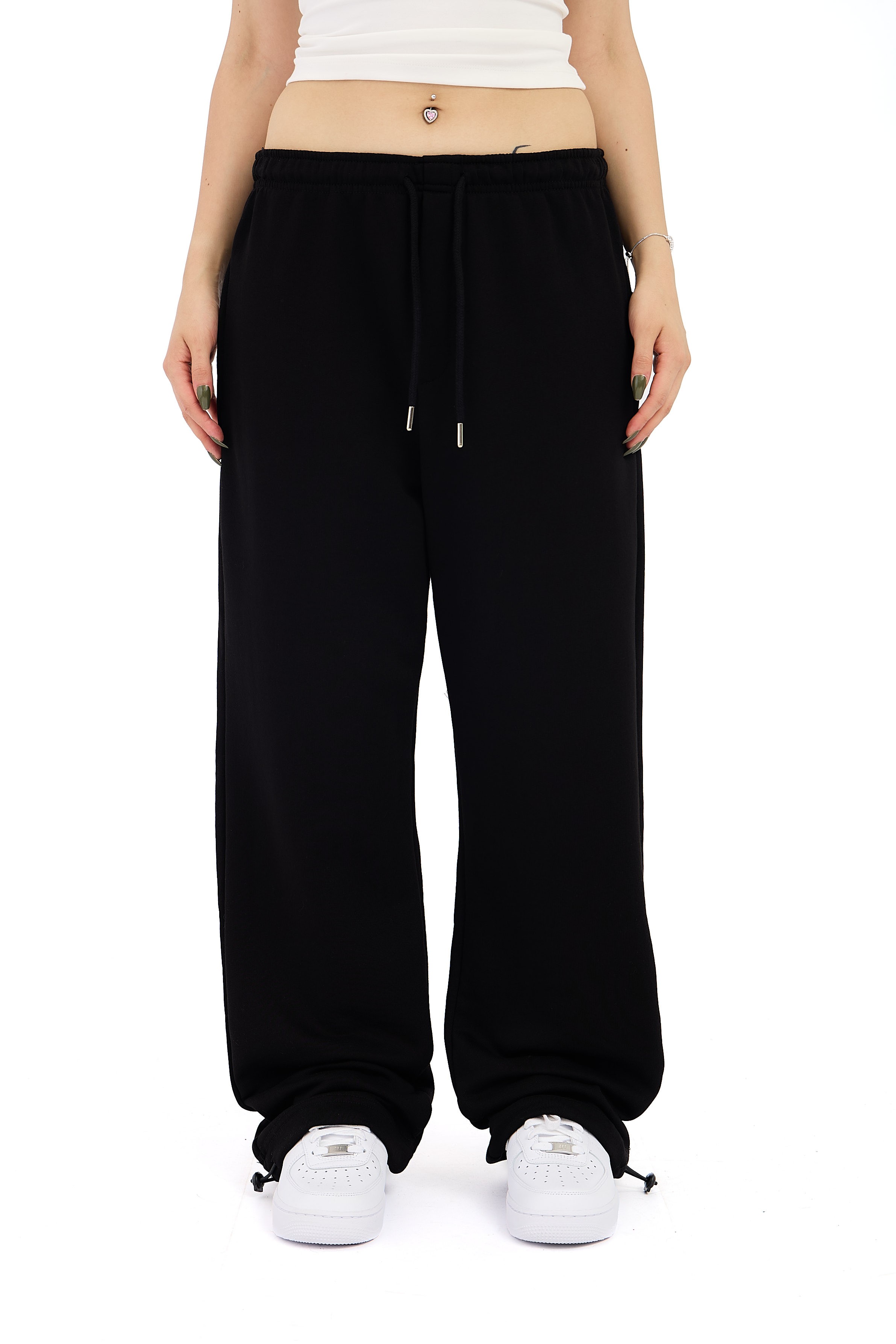  Hitup Premium Basic Ayarlanabilir Paça Oversize Eşofman Altı 